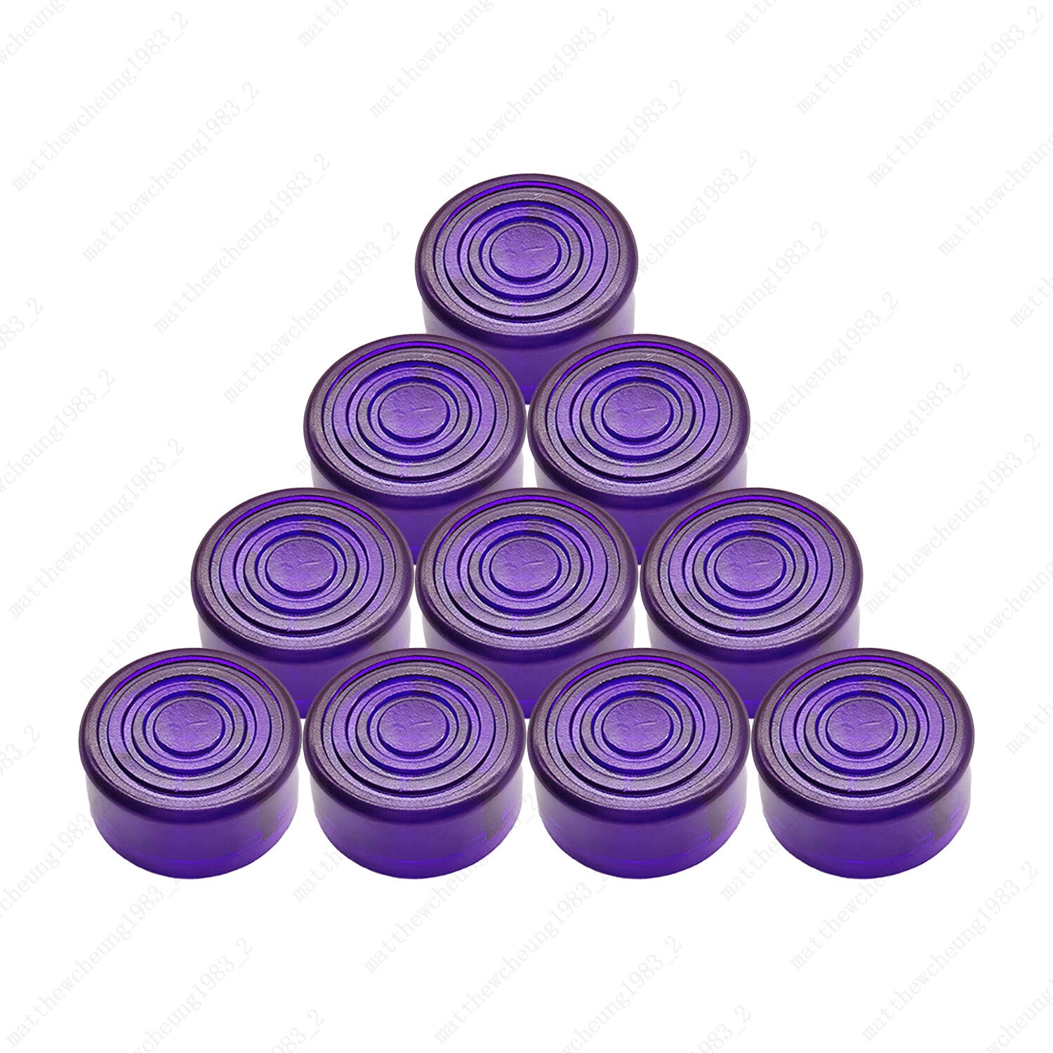 10 Pcs Guitar Effect Pedal Footswitch Toppers Foot Nail Cap Protection Cap