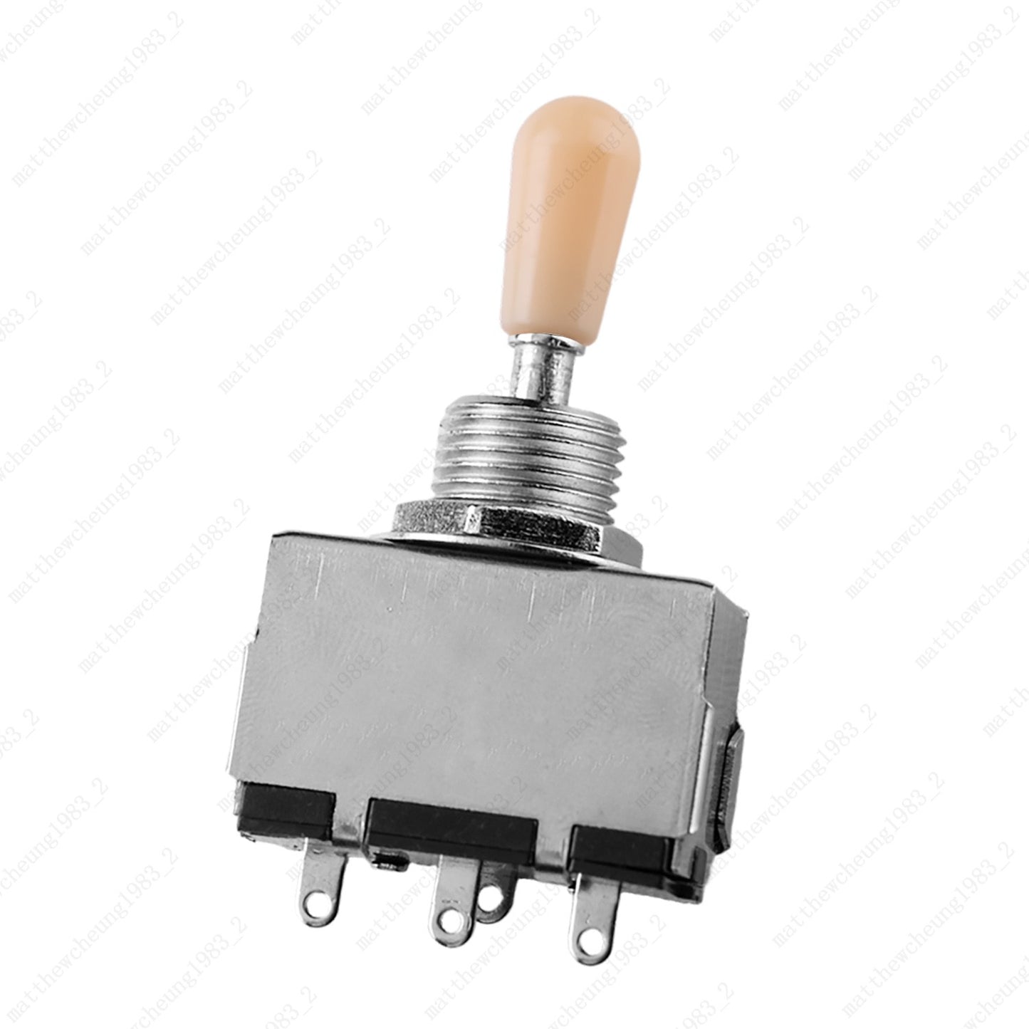 3-Position Metal Enclosed Pickup Selector Switch with Plastic Tip for EPI SG LP