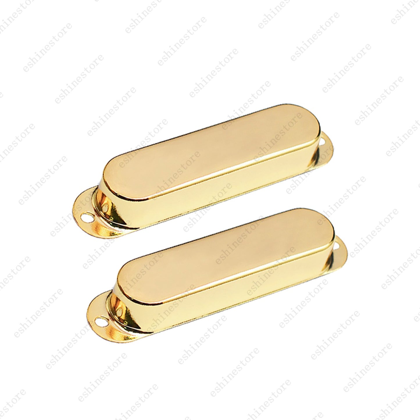 1/2/3 Pcs Metal Style Single Coil Guitar Pickup Cover No hole Brass For Strat