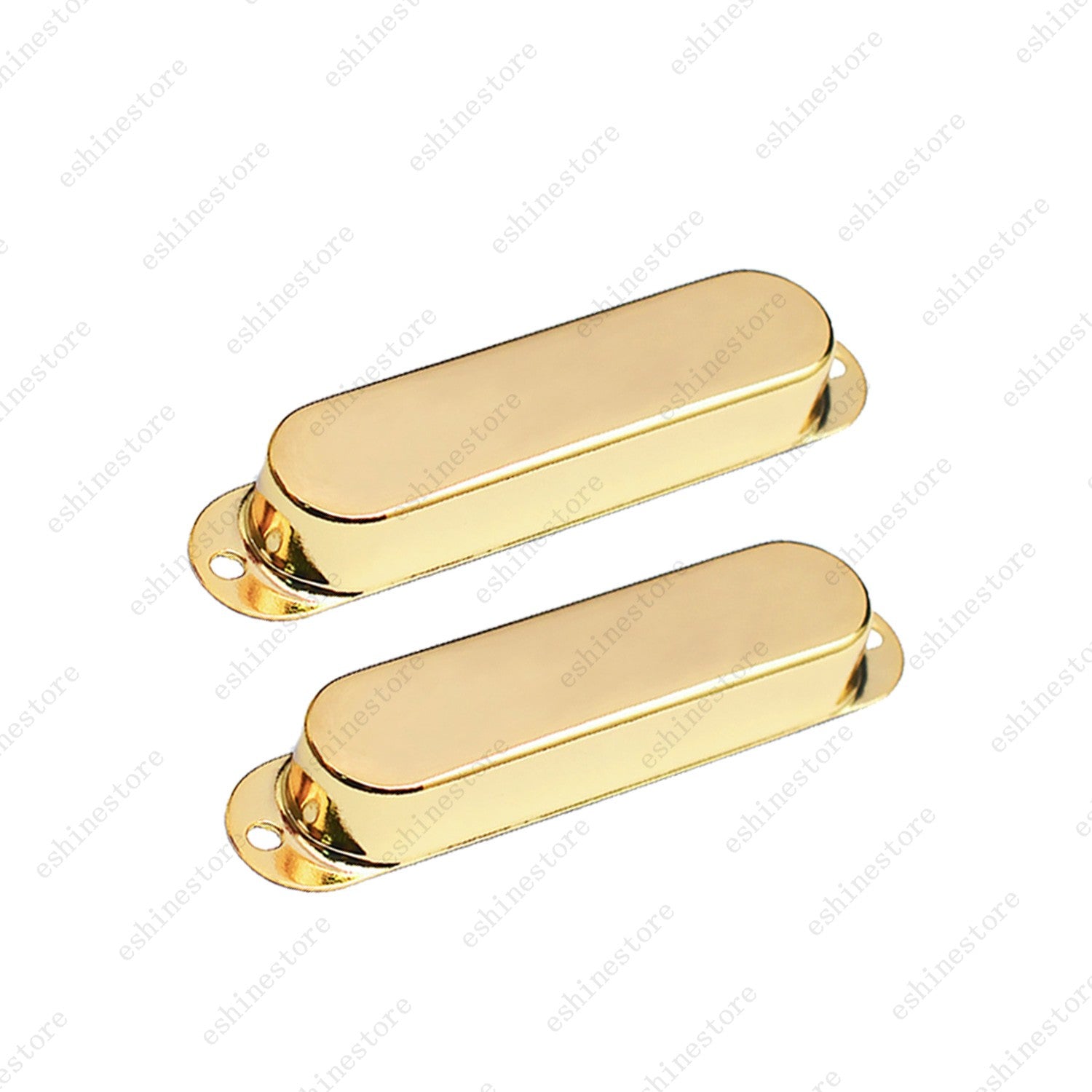 1/2/3 Pcs Metal Style Single Coil Guitar Pickup Cover No hole Brass For Strat