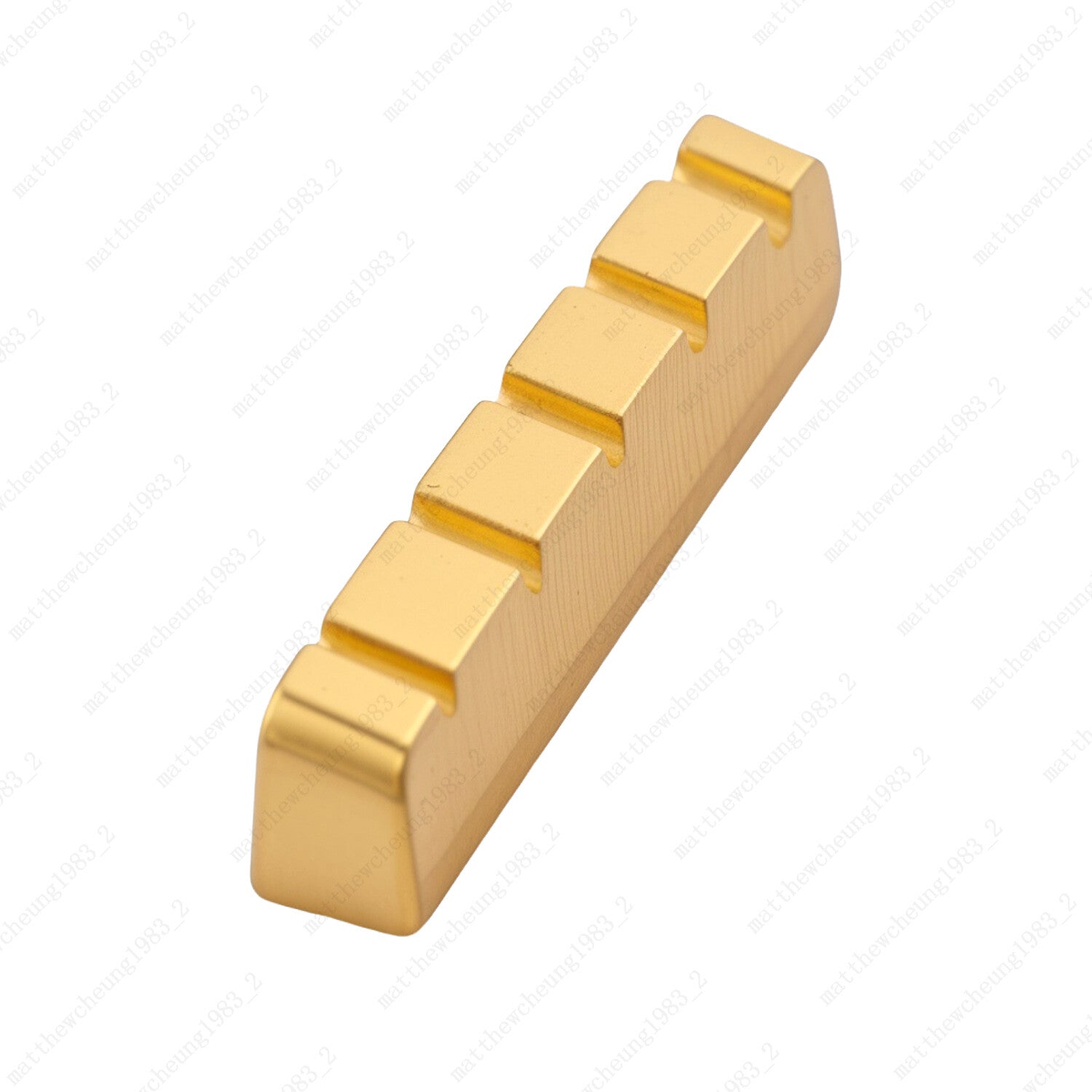 1 Set of 5 String 45x6x8.8MM Pre-Slotted Brass Nut For Electric Bass Guitar