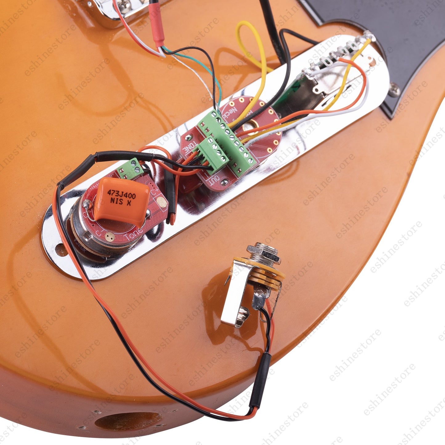 Solderless Loaded Control Plate Pre-Wired 3-Way Switch Wiring Harness for Tele