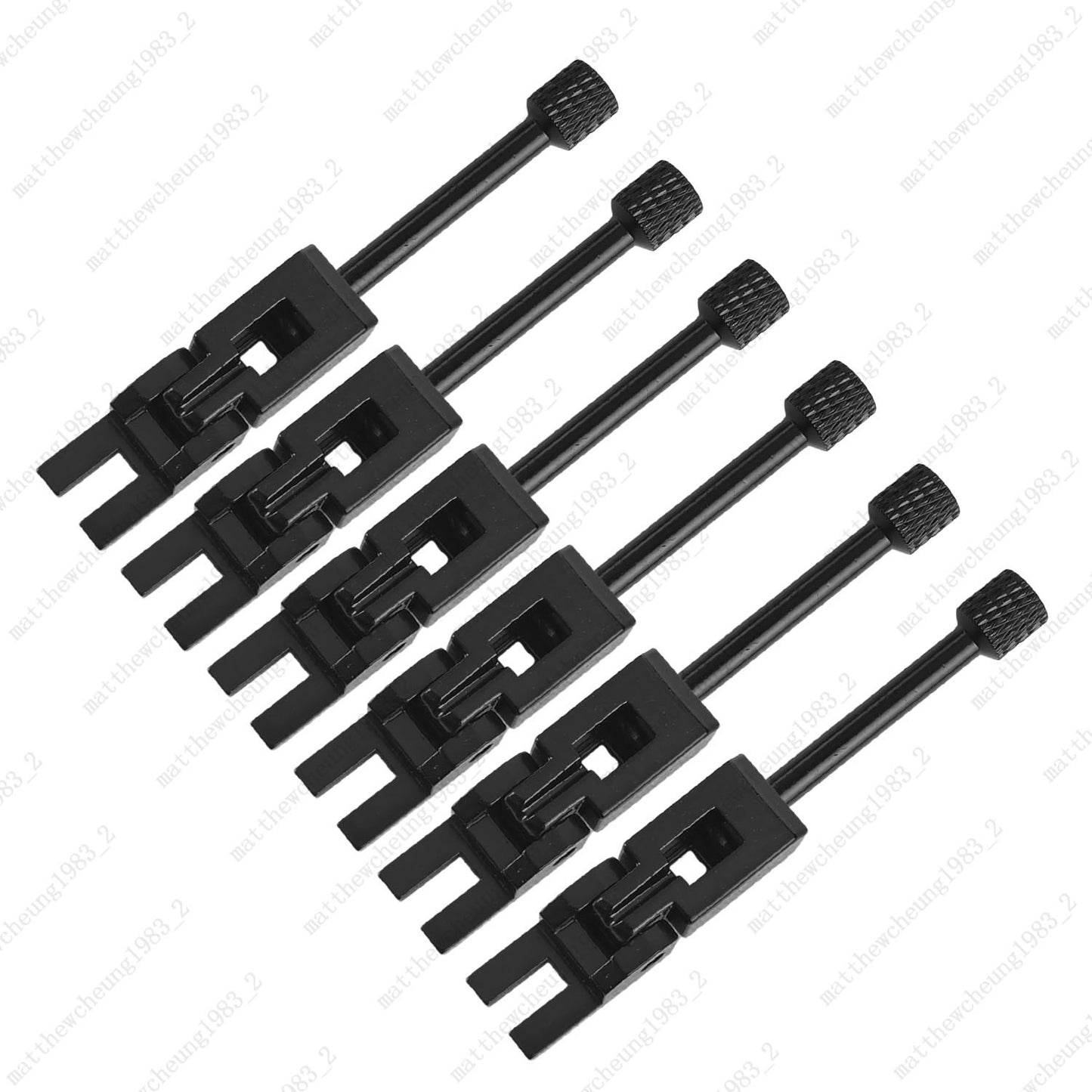 Double Locking Tremolo Bridge Saddles Set Without Insert Block for FR System