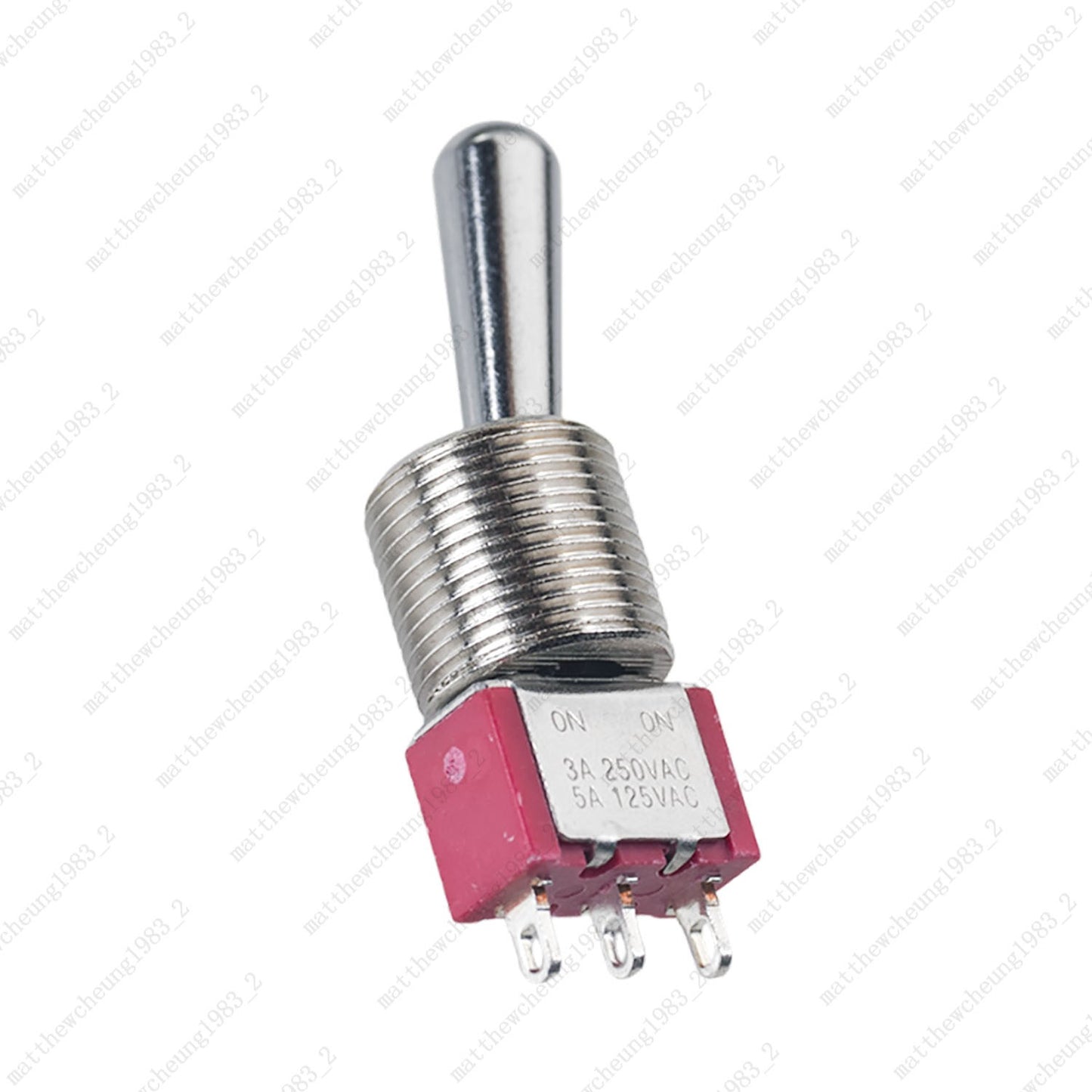 1/3/5 x Guitar/AMP Fat Bat Toggle Switch SPDT 3 Pin 2-Position ON-ON Sealed