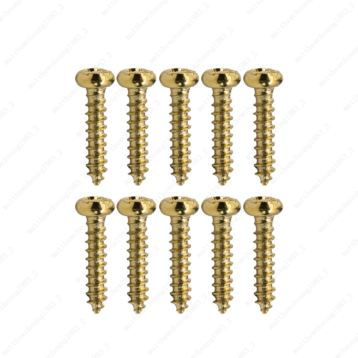 10 Pcs Tuning Peg Tuning Key Screws Machine Heads Guitar Tuner Mounting Screws