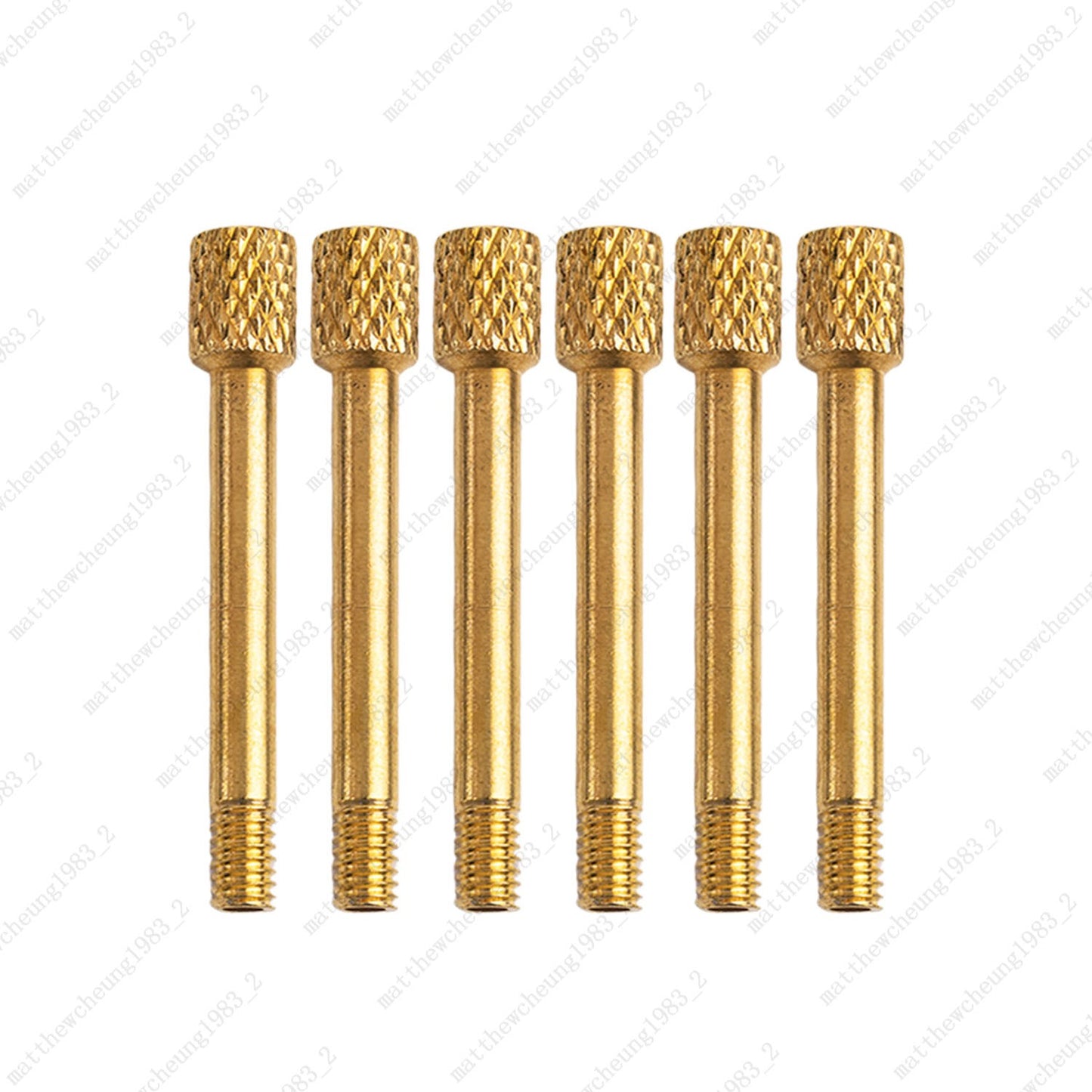 6pcs Guitar Tremolo Bridge Saddle Clamp Lock Screw Without Insert Block 3Colors