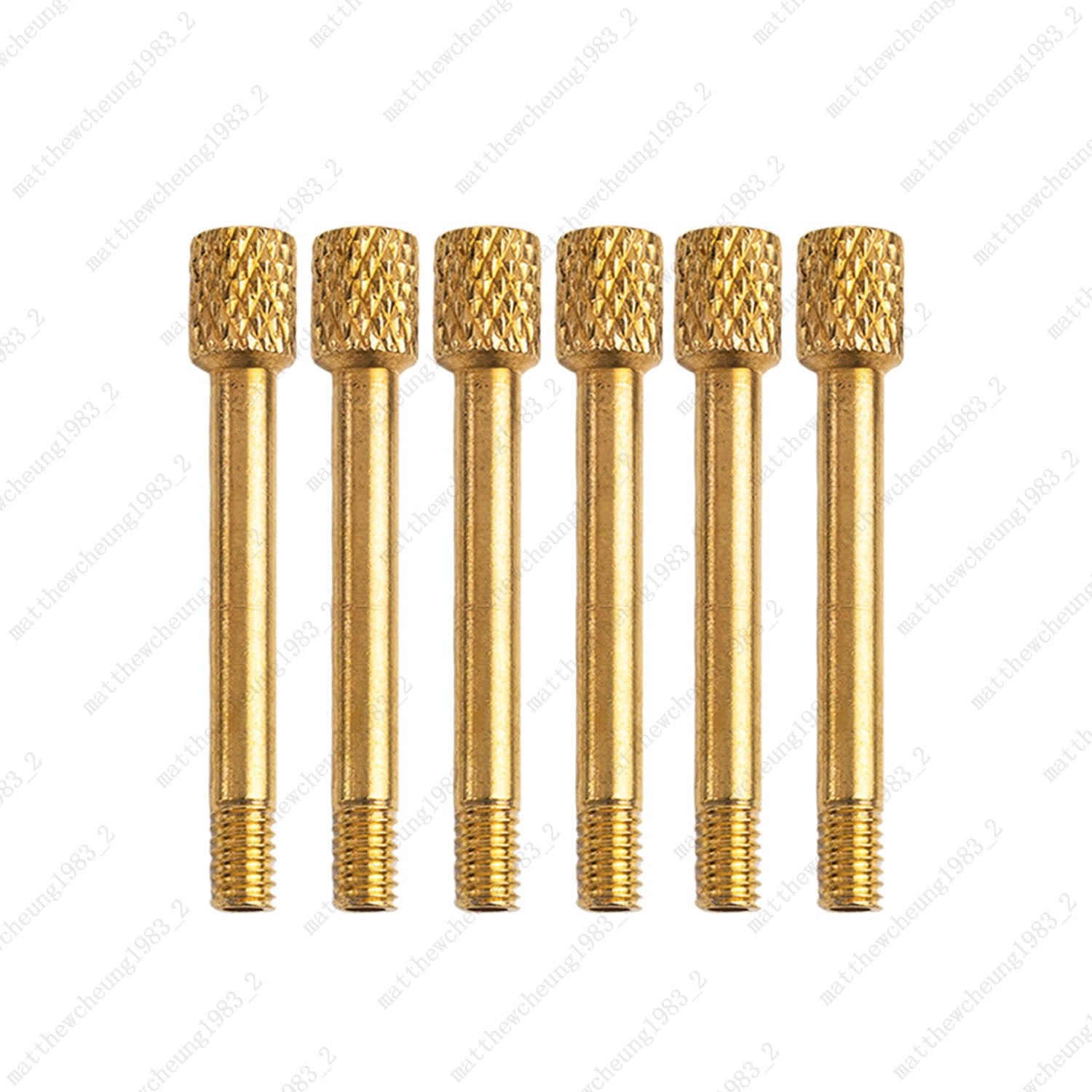 6pcs Guitar Tremolo Bridge Saddle Clamp Lock Screw Without Insert Block 3Colors