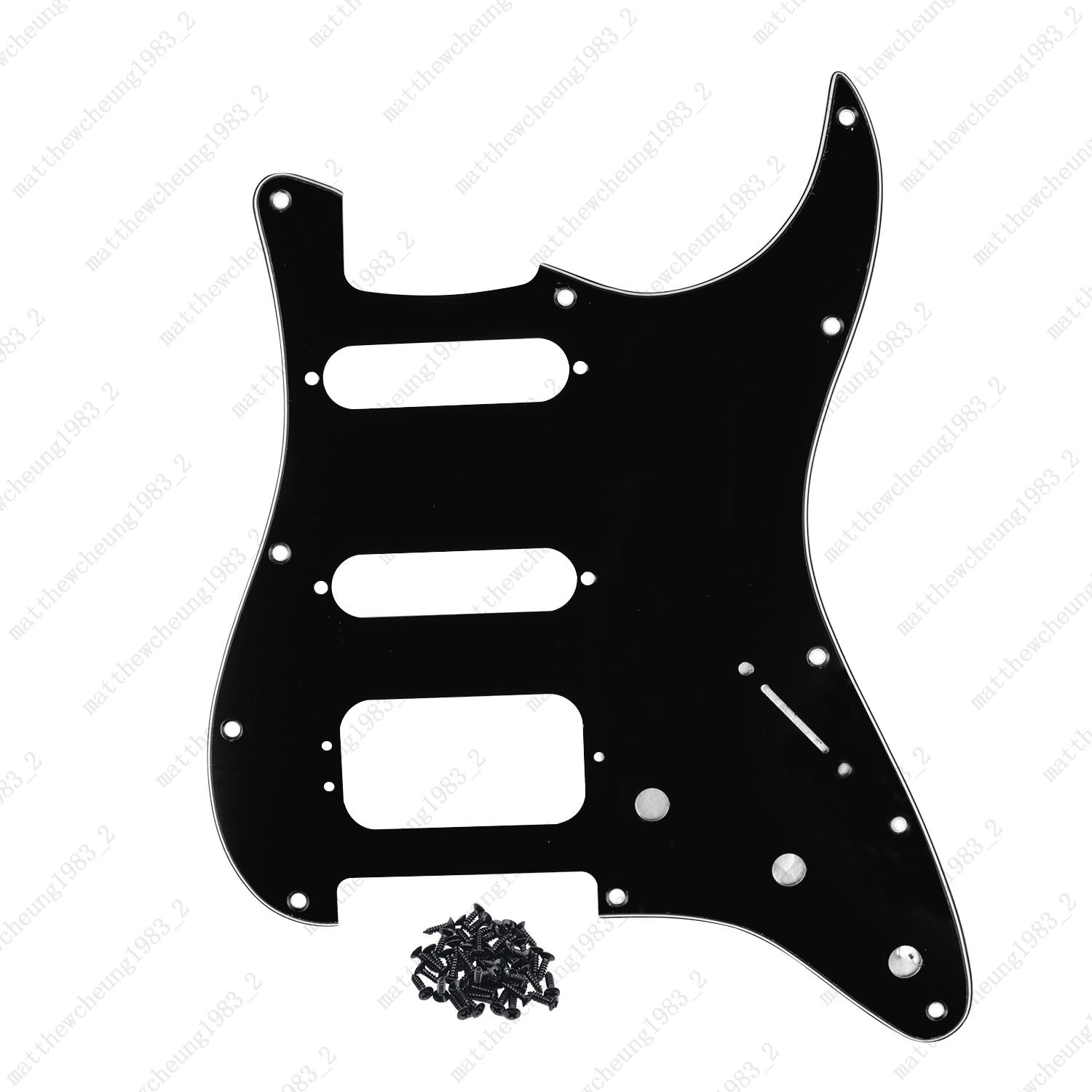 3-Ply 11-Hole HSS Pickguard (3-Screw Hum) For US MIM Fender Modern Multicolors