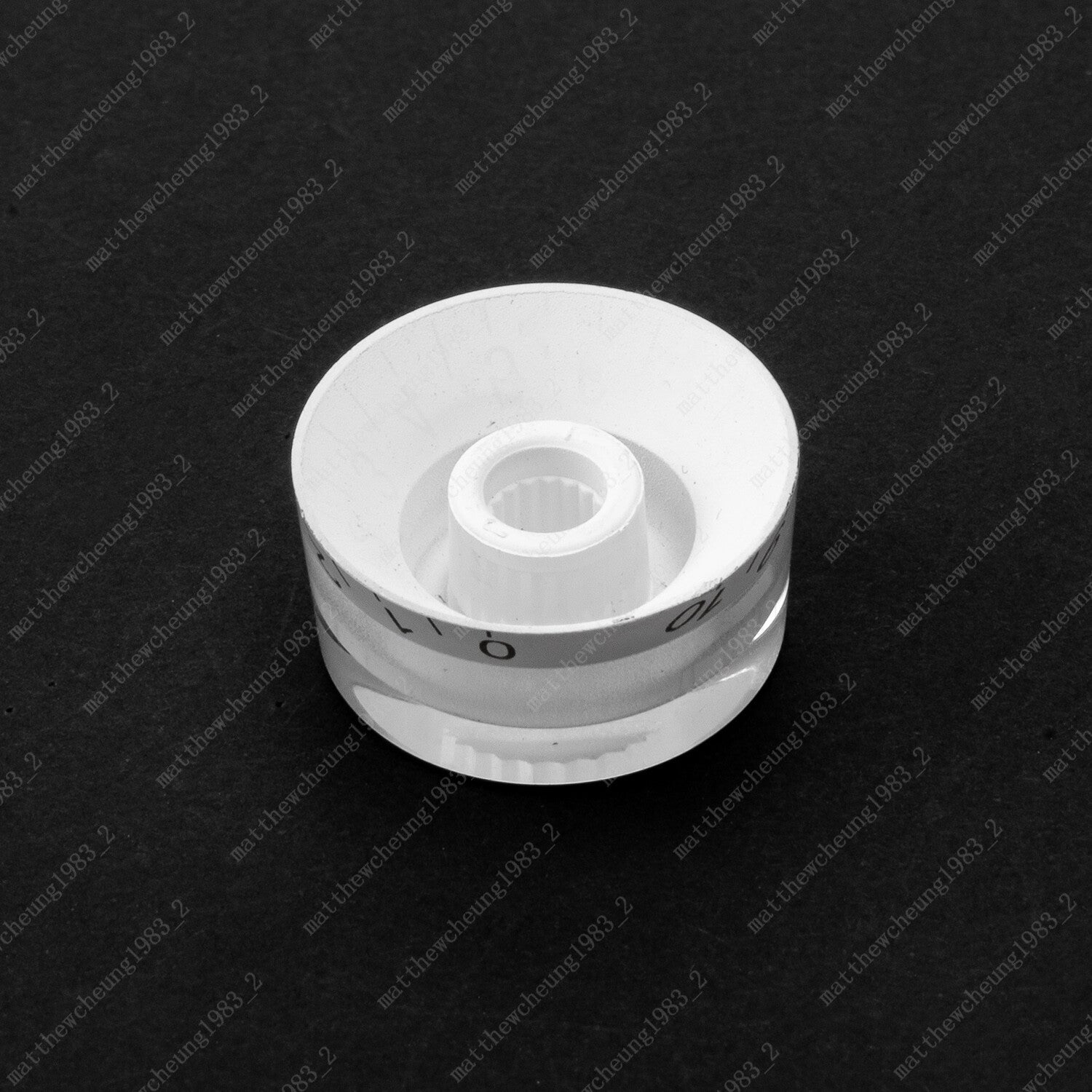 4 Pcs White/Gold Custom LP Guitar Control Knobs Speed Knobs Fits Les Paul SG