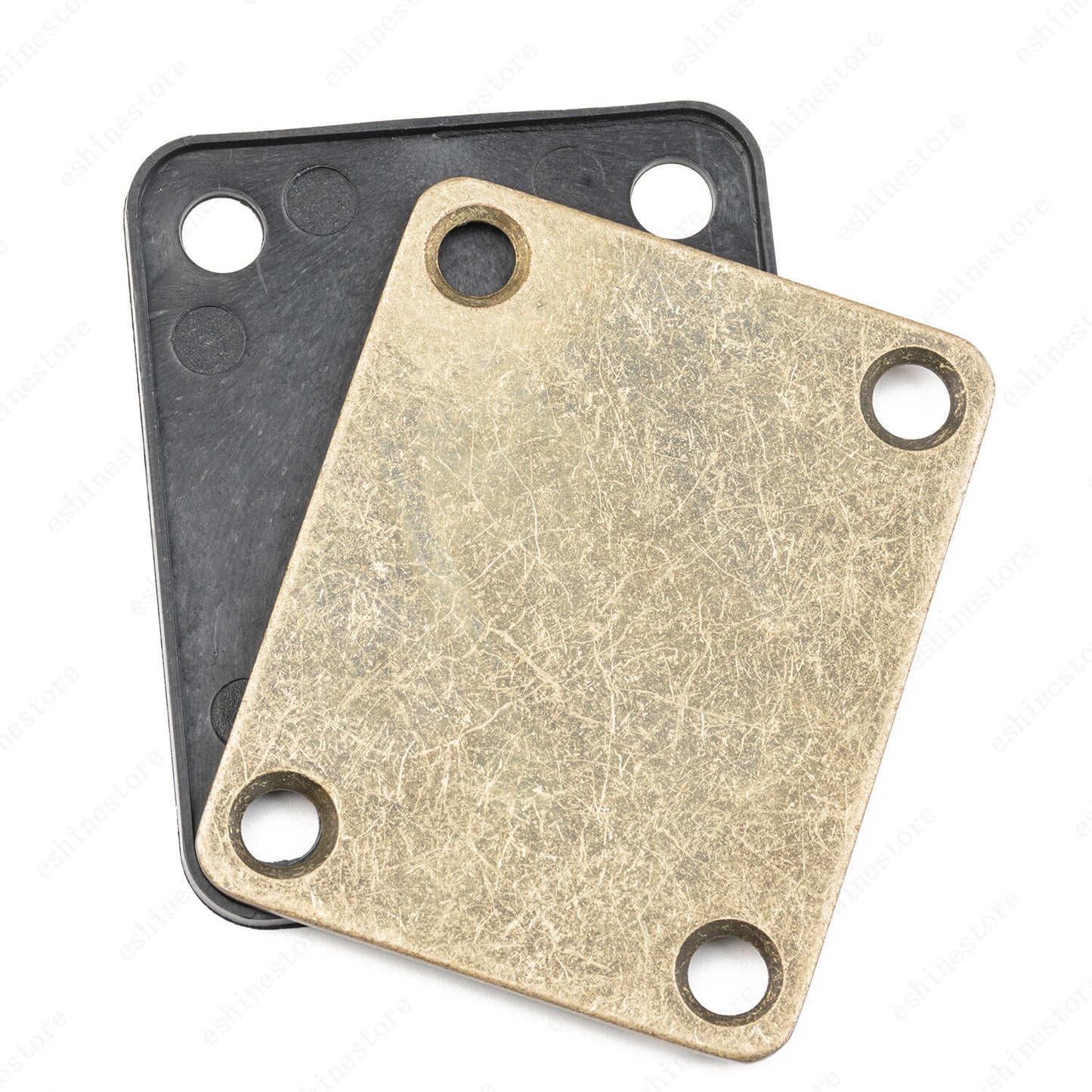 Vintage Age Relic Electric Guitar Neck Plate Mounting & Screws For Strat Tele