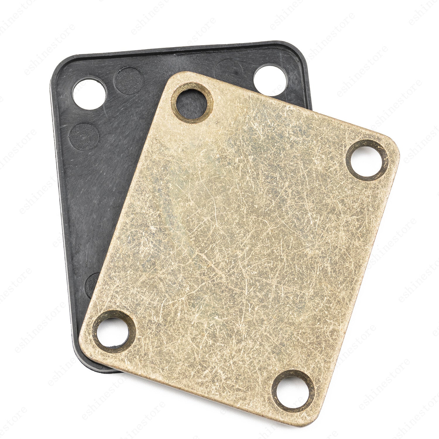 Vintage Age Relic Electric Guitar Neck Plate Mounting & Screws For Strat Tele