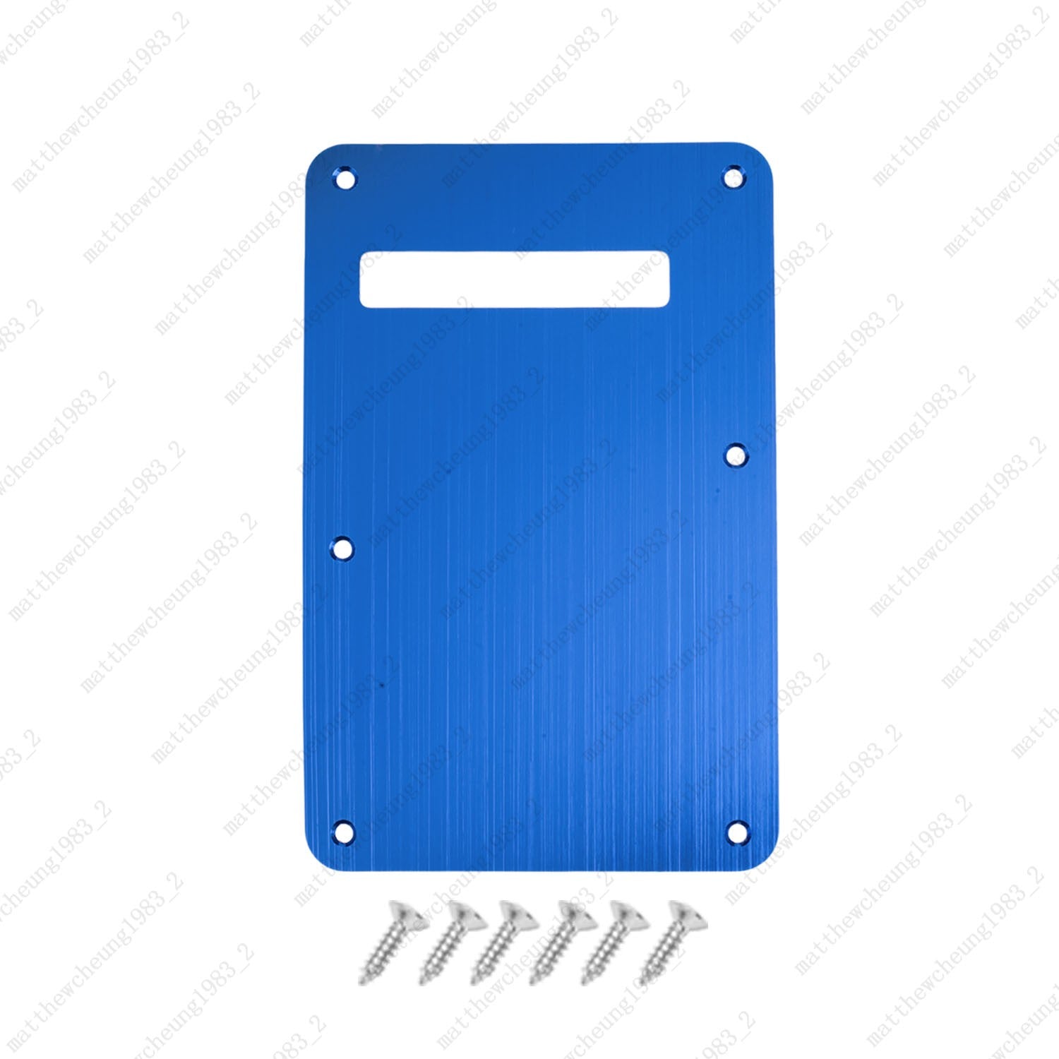 Electric Guitar Vintage Single Hole Aluminum Metal Back Plate Fit Fender SQ ST