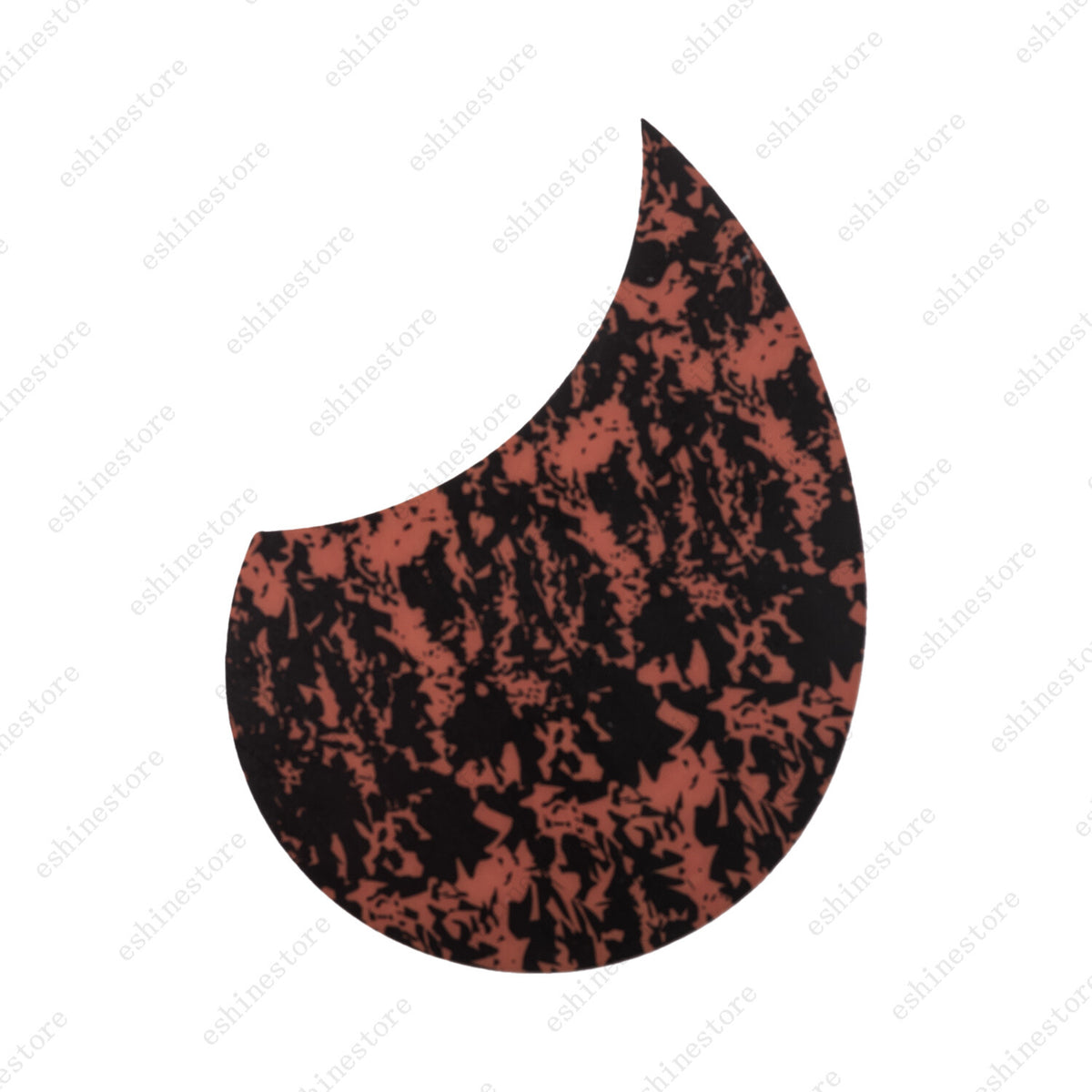 Acoustic Guitar Water Drop Shape Pickguard Fit 36'' Self Adhesive Multicolor