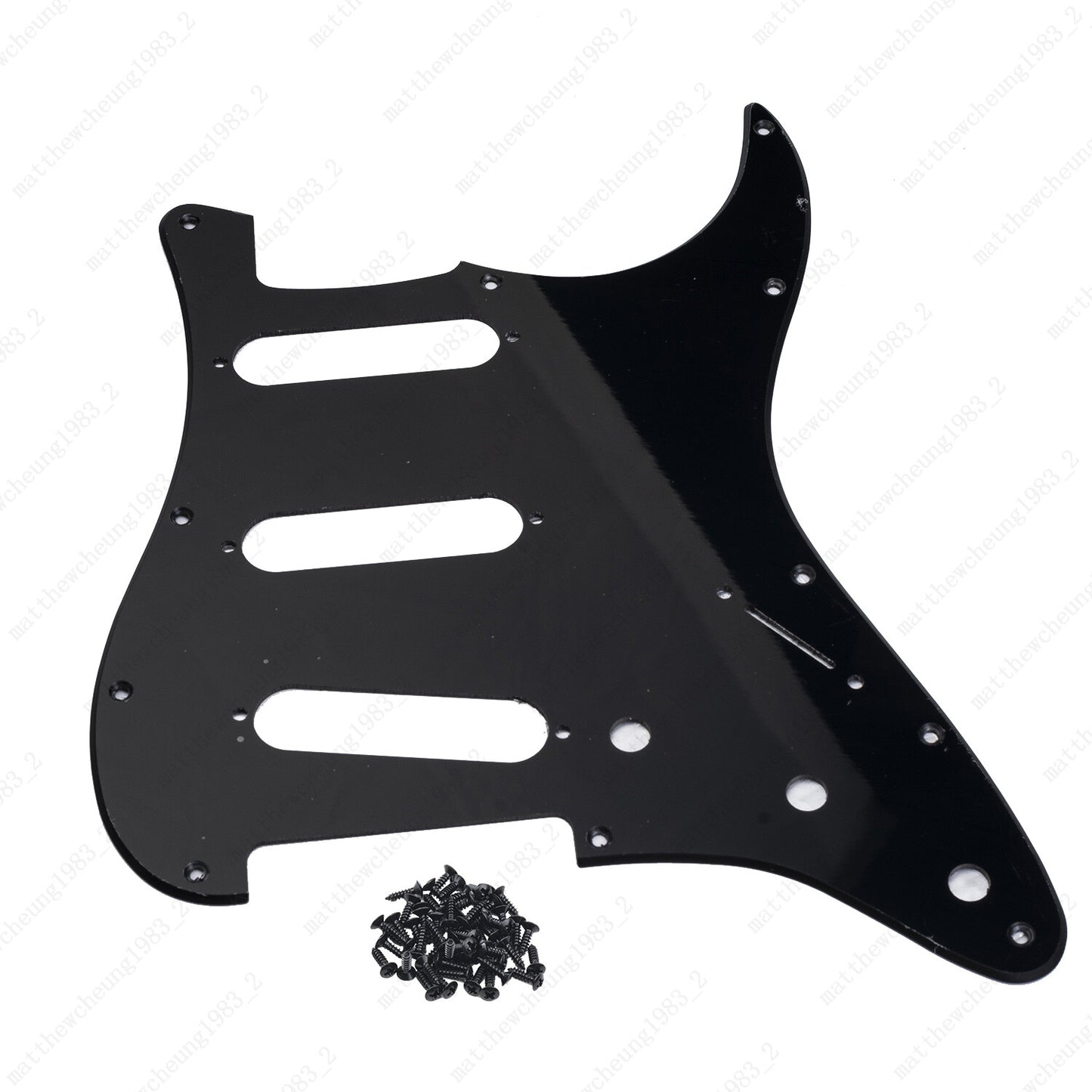 SSS Style11 Hole Pickguard Pickups with Screws for USA MIM Standard Fender Start