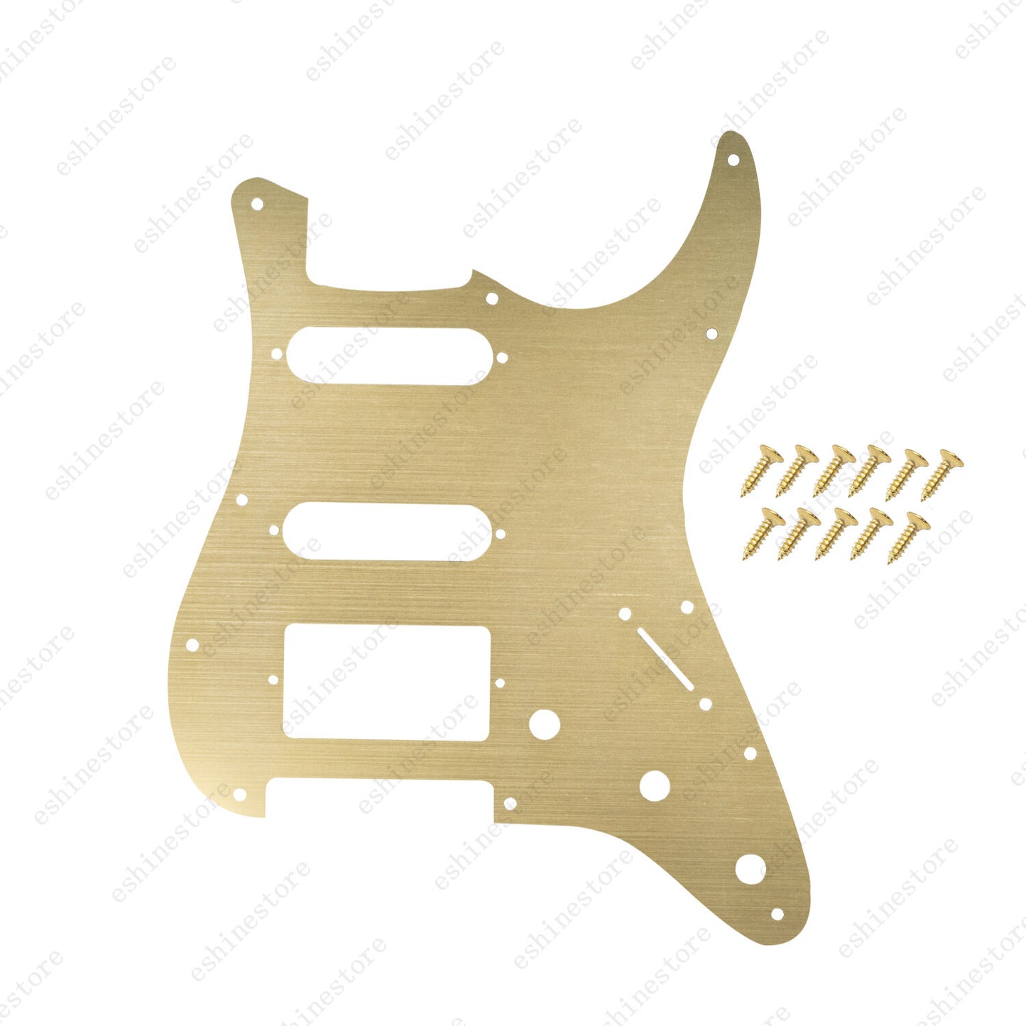 11 Hole HSS Metal Guitar Pickguard Aluminum For ST Strat Electric guitar 5 color