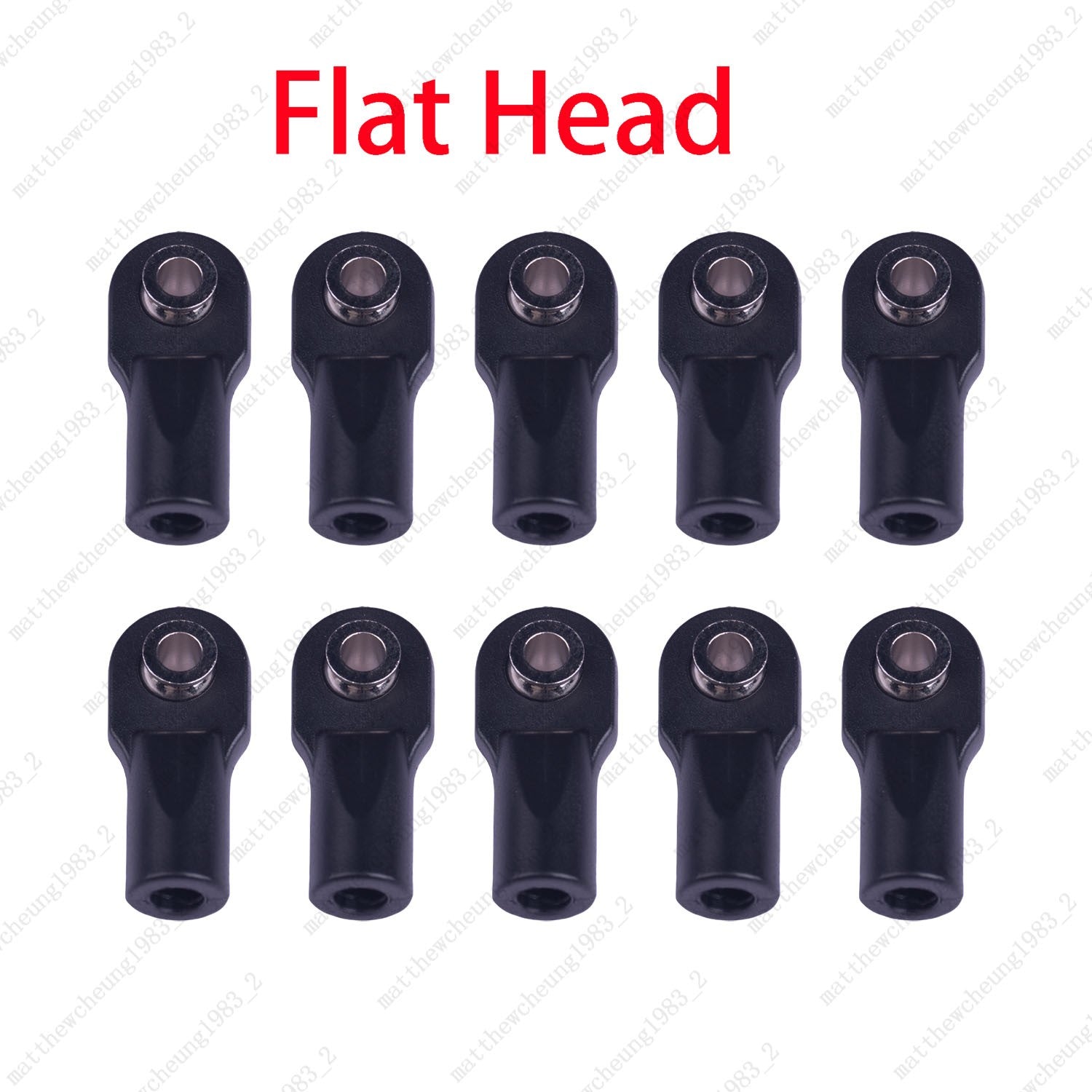 10PCS 1/10 M4 CW/CCW Precision Nylon Tie Rod Ball Head for RC - 4 Types Options