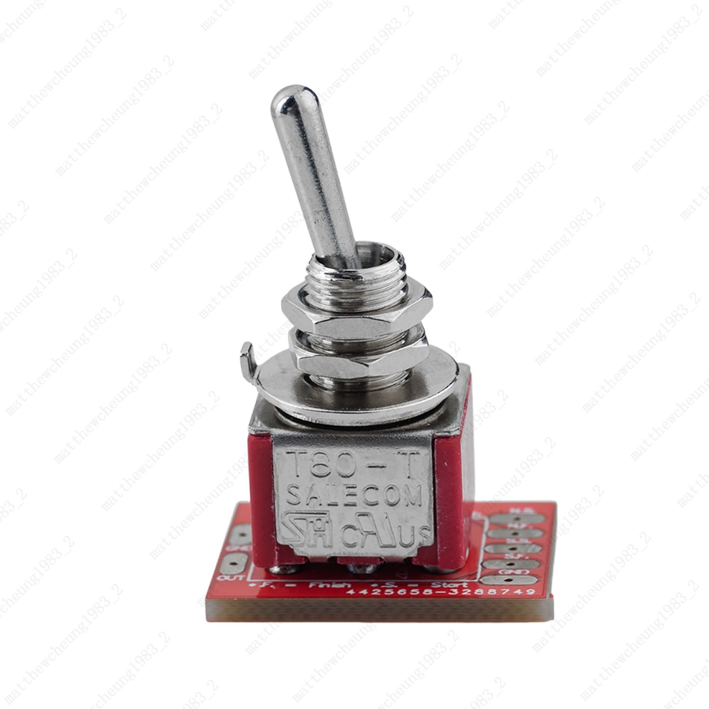 Special Mini Toggle Switch DPDT 3 Way Series/Split/Parallel OnBoard Easy Install