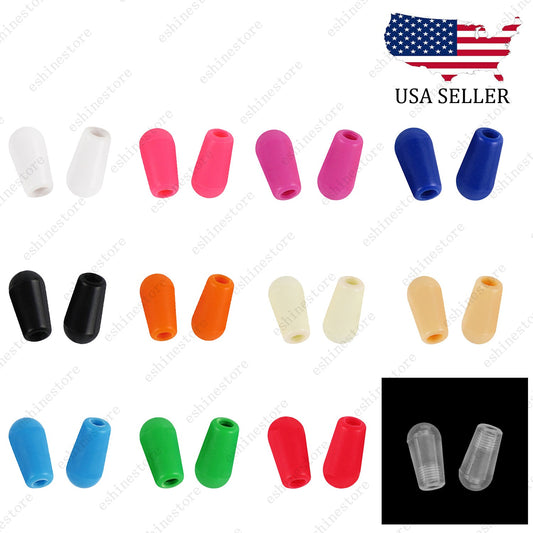 2 Pcs Metric Guitar Toggle Switch M3.5/M4 Tip Knob Cap For Epi Ibanez 12 COLOR