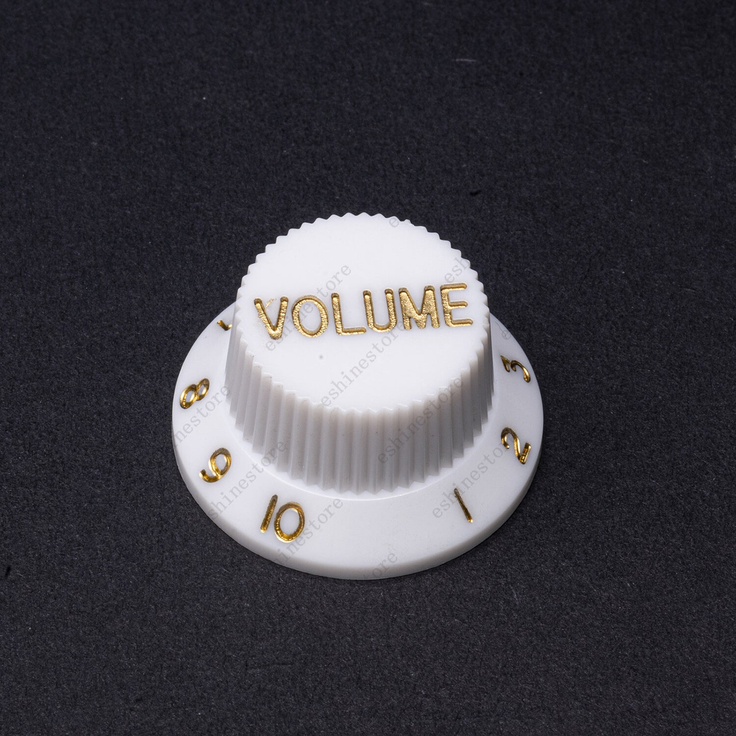 3x White/ Gold Numbers Electirc Guitar Knobs Volume Tone Knob For Stratocaster