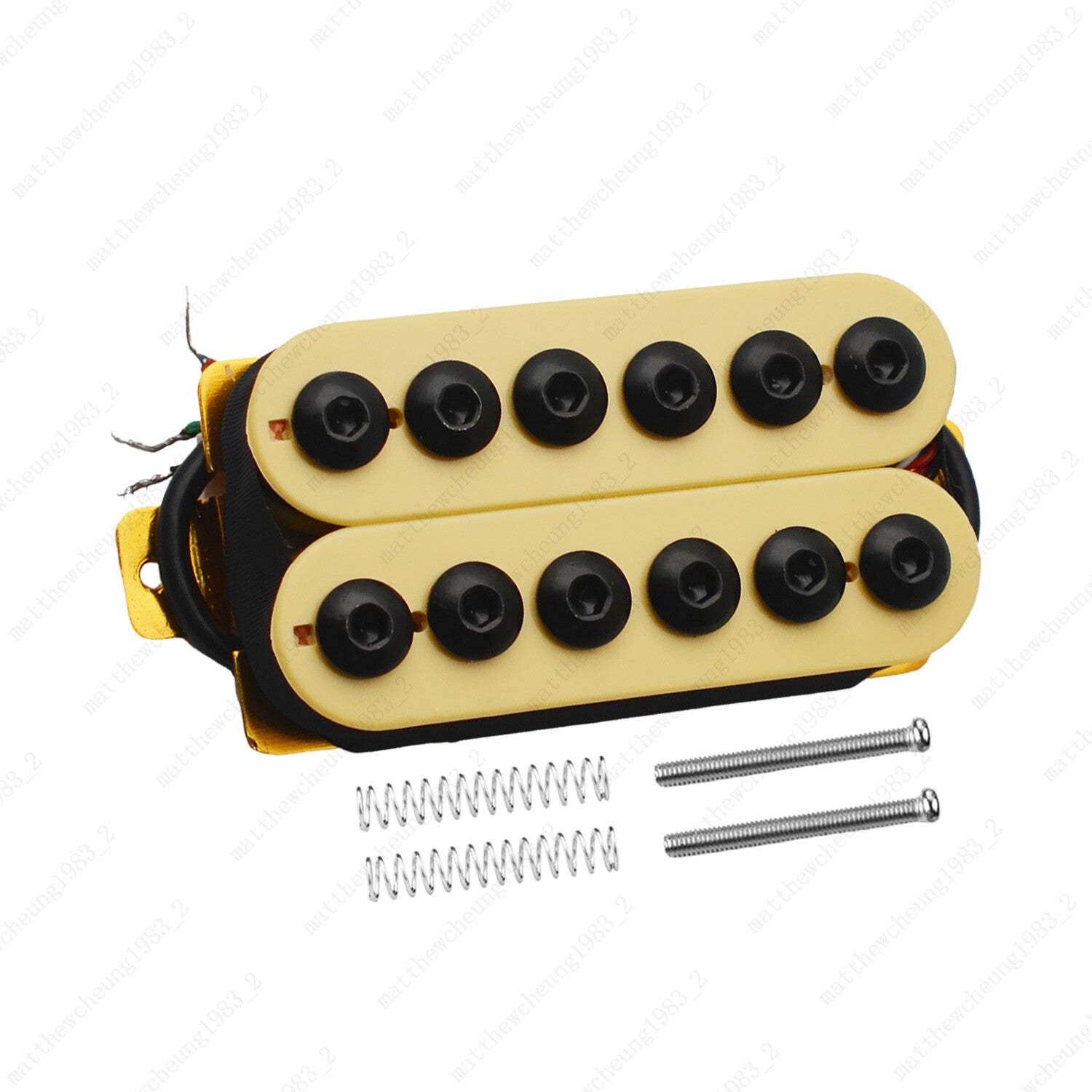 Alnico V Humbucker Pickups - Double Coil for Guitar - High Output Umbrella Head