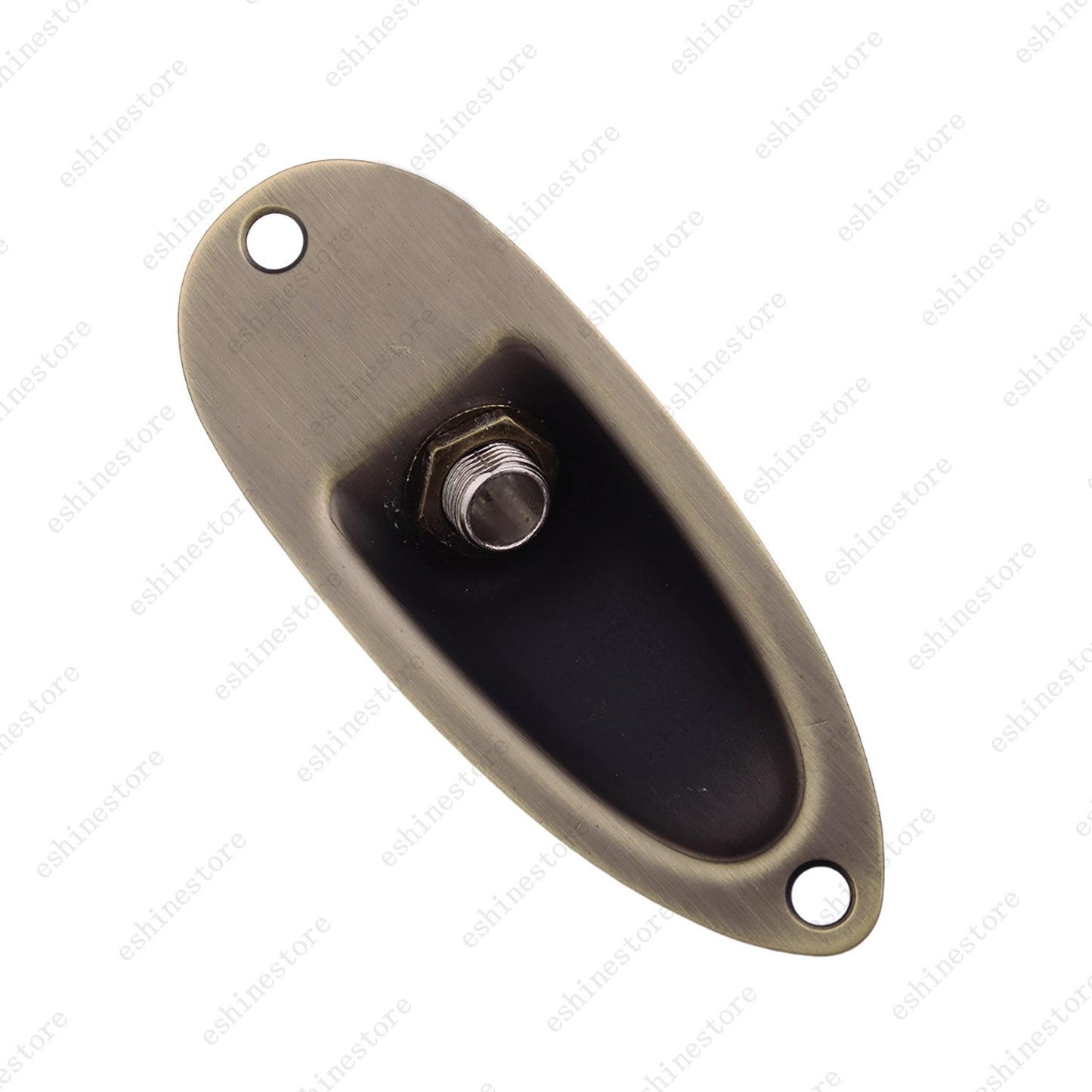 Guitar Boat Style Jack Plate Input Output Socket with Screws for Fender Strat