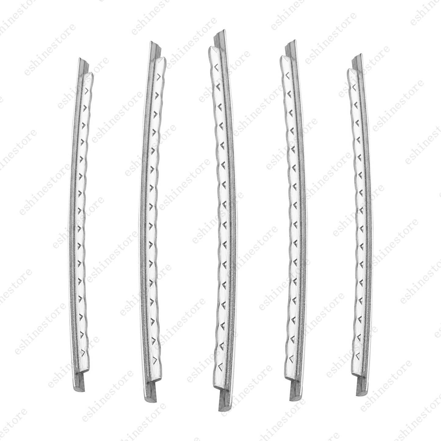 24Pcs Electric Guitar/Bass Pre-Cut Fret Wire Set 2.4/2.7/2.9mm Cupronickel