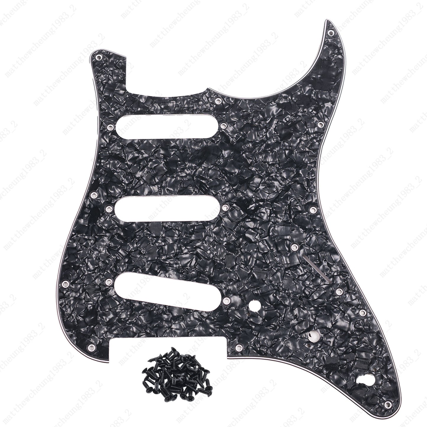 SSS Style11 Hole Pickguard Pickups with Screws for USA MIM Standard Fender Start