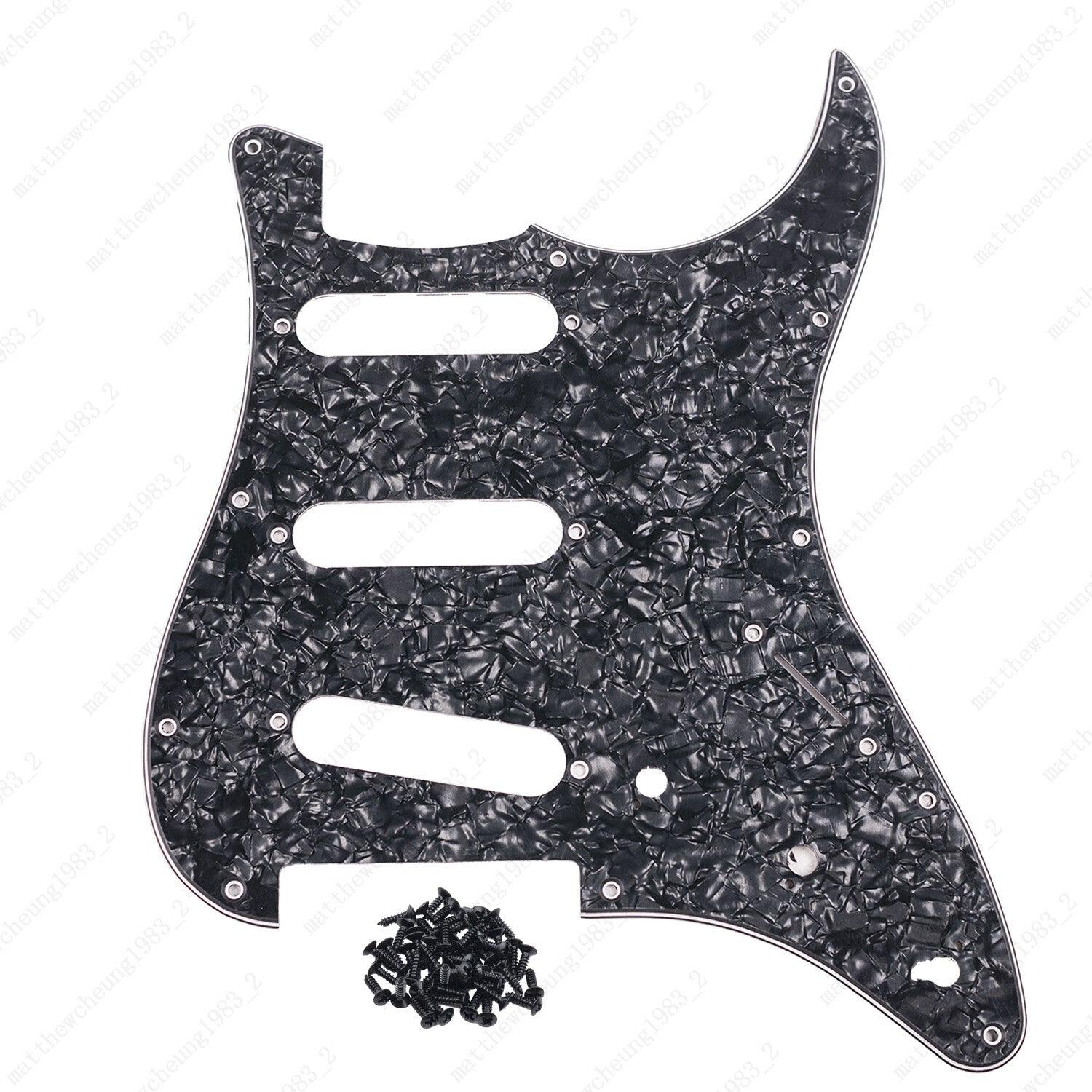 SSS Style11 Hole Pickguard Pickups with Screws for USA MIM Standard Fender Start