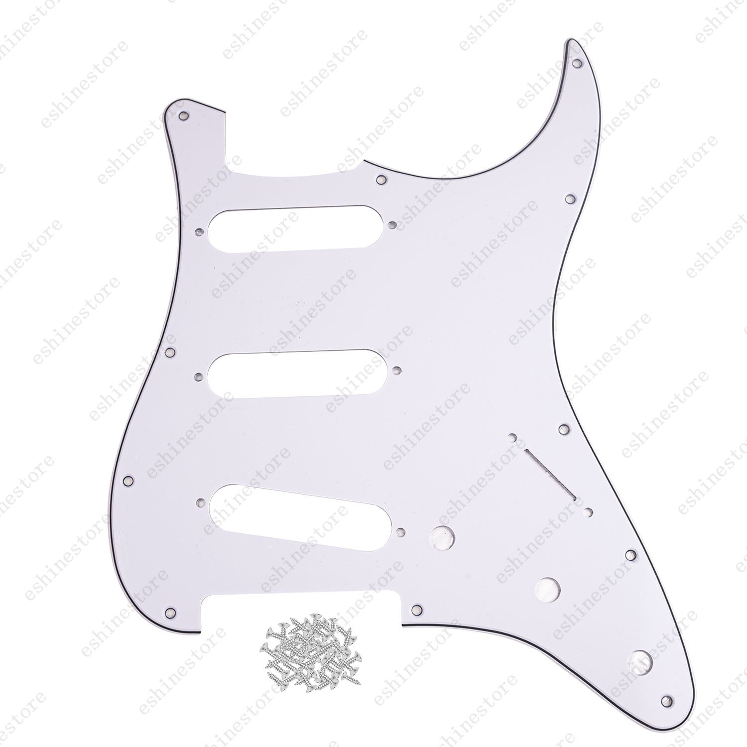 11 Hole SSS Strat Style Pickguard for USA MIM Standard Fender Start Multicolor