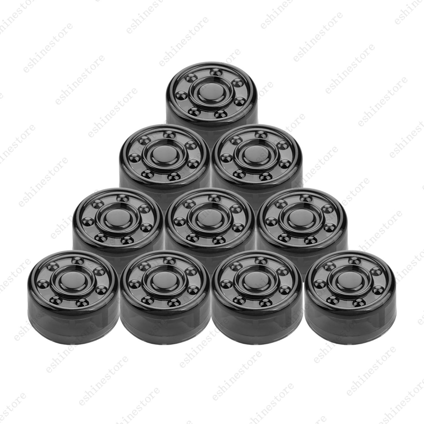 10pcs Guitar Effect Pedal Footswitch Toppers Foot Nail Cap Protection - 6Colors