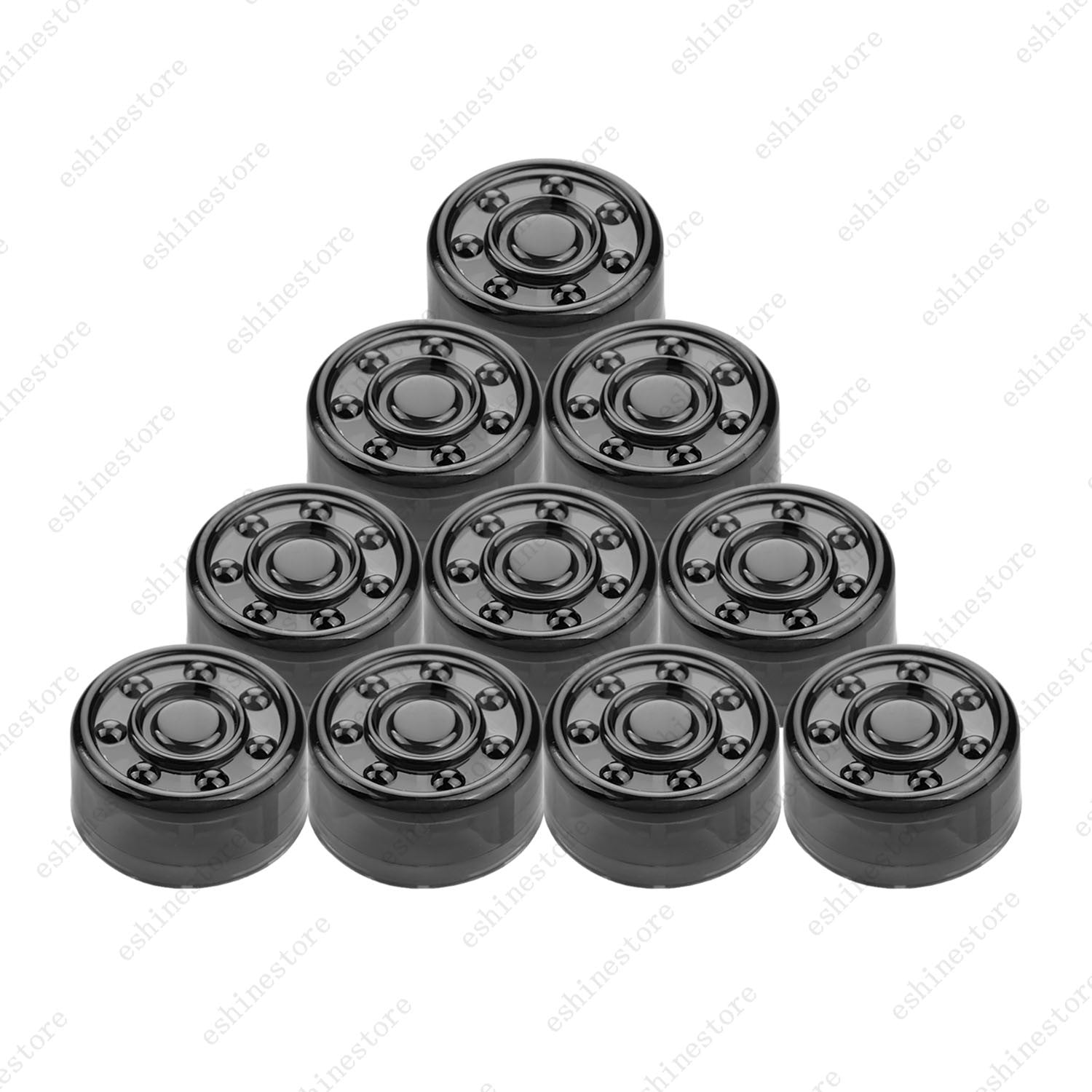 10pcs Guitar Effect Pedal Footswitch Toppers Foot Nail Cap Protection - 6Colors