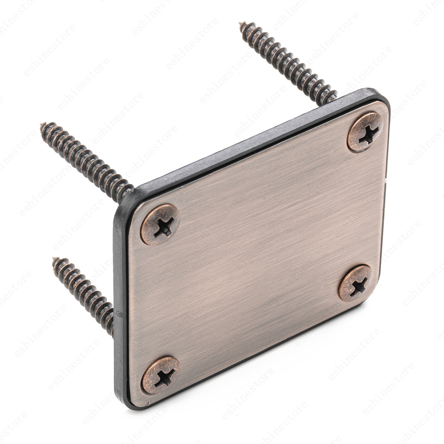 Set of 1 Electric Guitar Neck Plate With Screws For Strat Tele Mulit Color