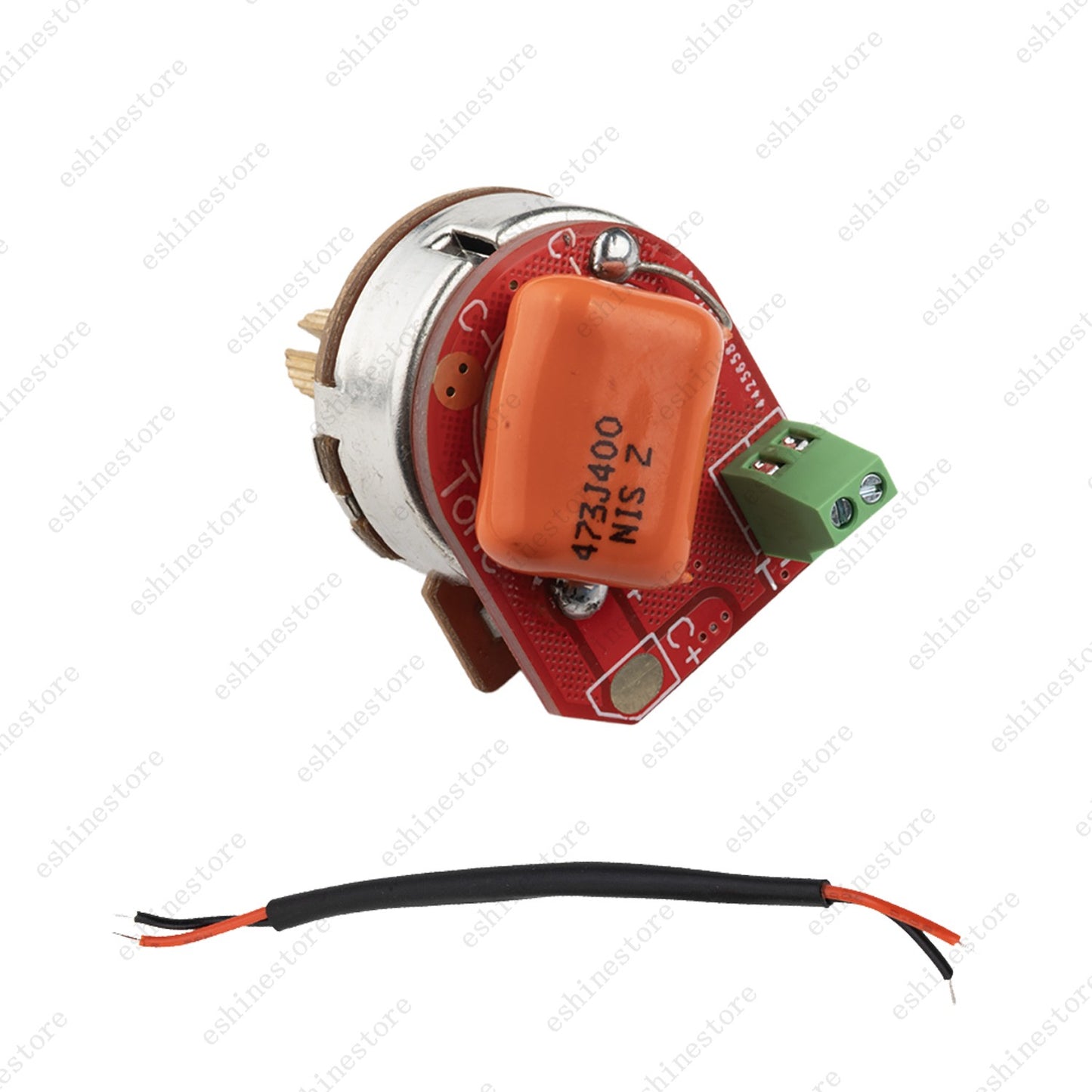 Solderless Custom Dual Tone Wiring Harness-Brass shaft Pot For Stratocaster