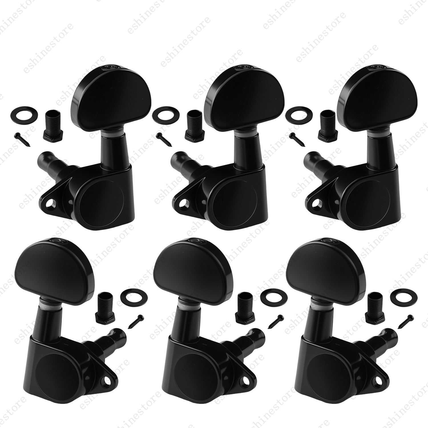 1:15 Fully Enclosed Guitar String Tuning Peg Machine Head for Acoustic Guitar