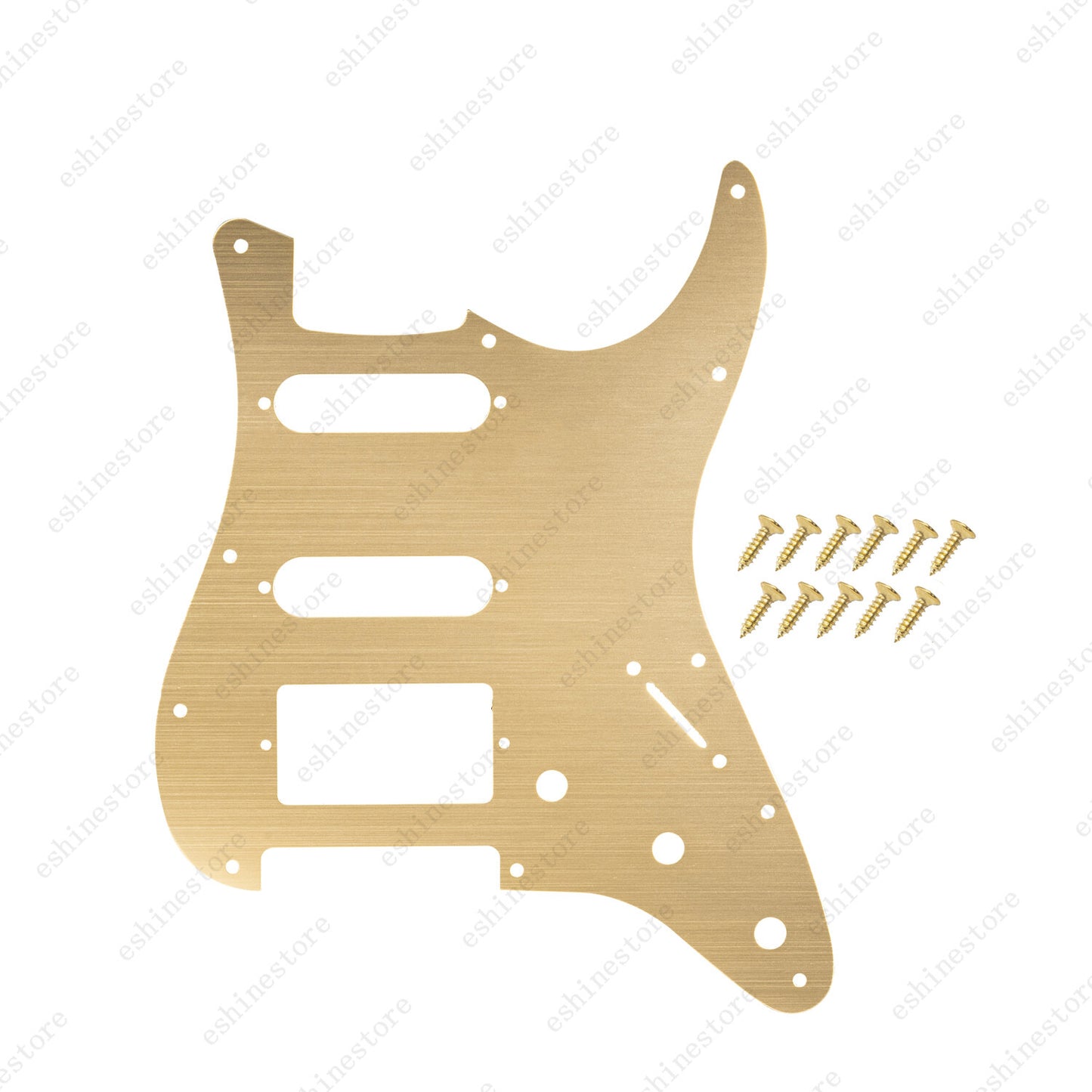 11 Hole HSS Metal Guitar Pickguard Aluminum For ST Strat Electric guitar 5 color