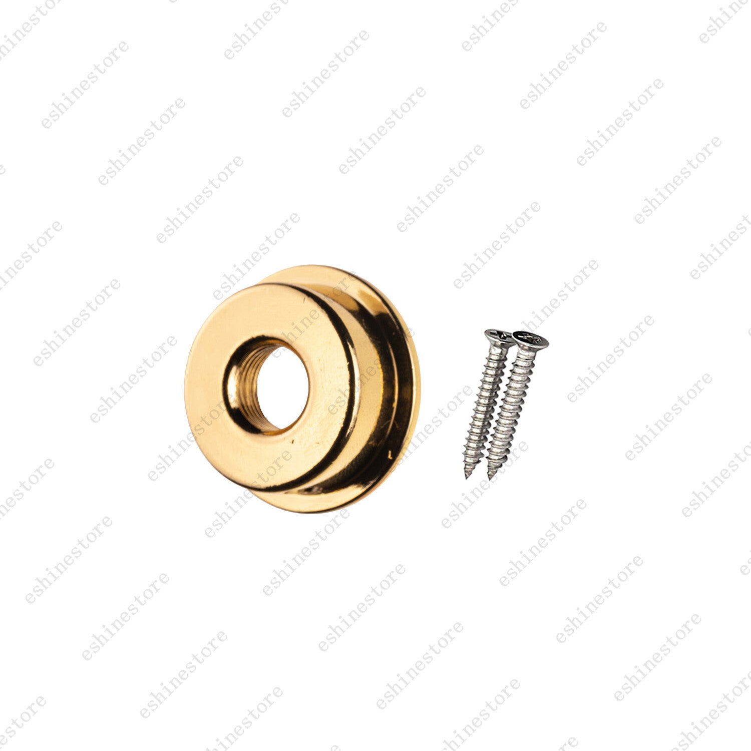 3 Colors Thickened round Retrofit cup Jack Output Socket Plate For Telecaster