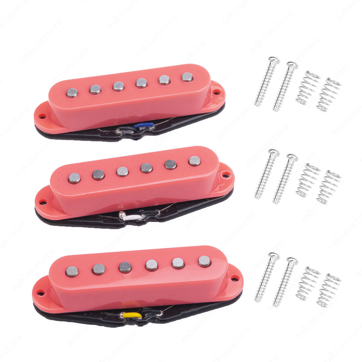 Single Coil SSS Alnico V Magnet Pickup Guitar Neck Middle Bridge for Strat