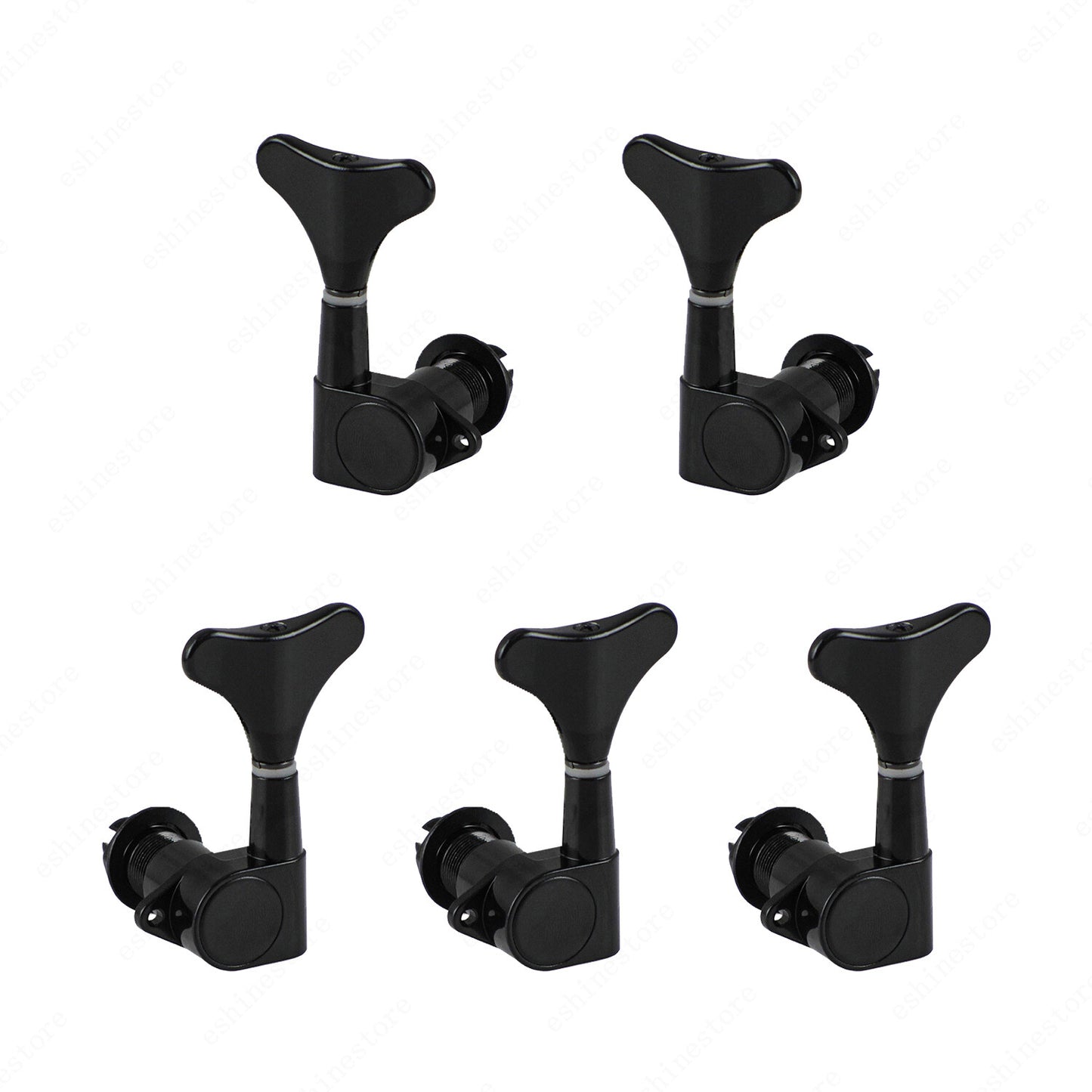 1/4/5 String Bass Guitar Machine Heads Sealed Tuners Tuning Keys Pegs 2 Colors