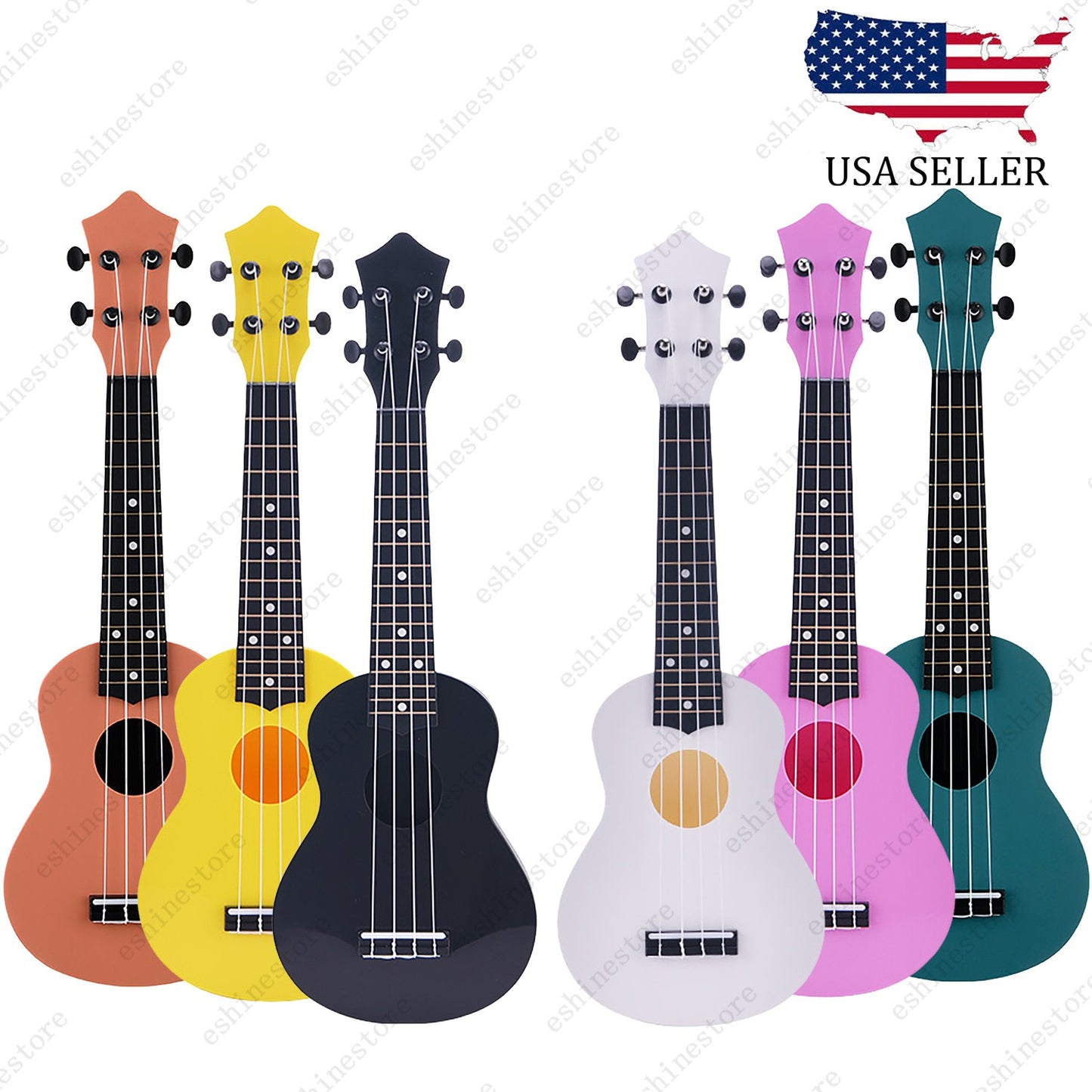 Kids Soprano Ukulele 21 inch - Musical Toy Instrument for Children Beginners