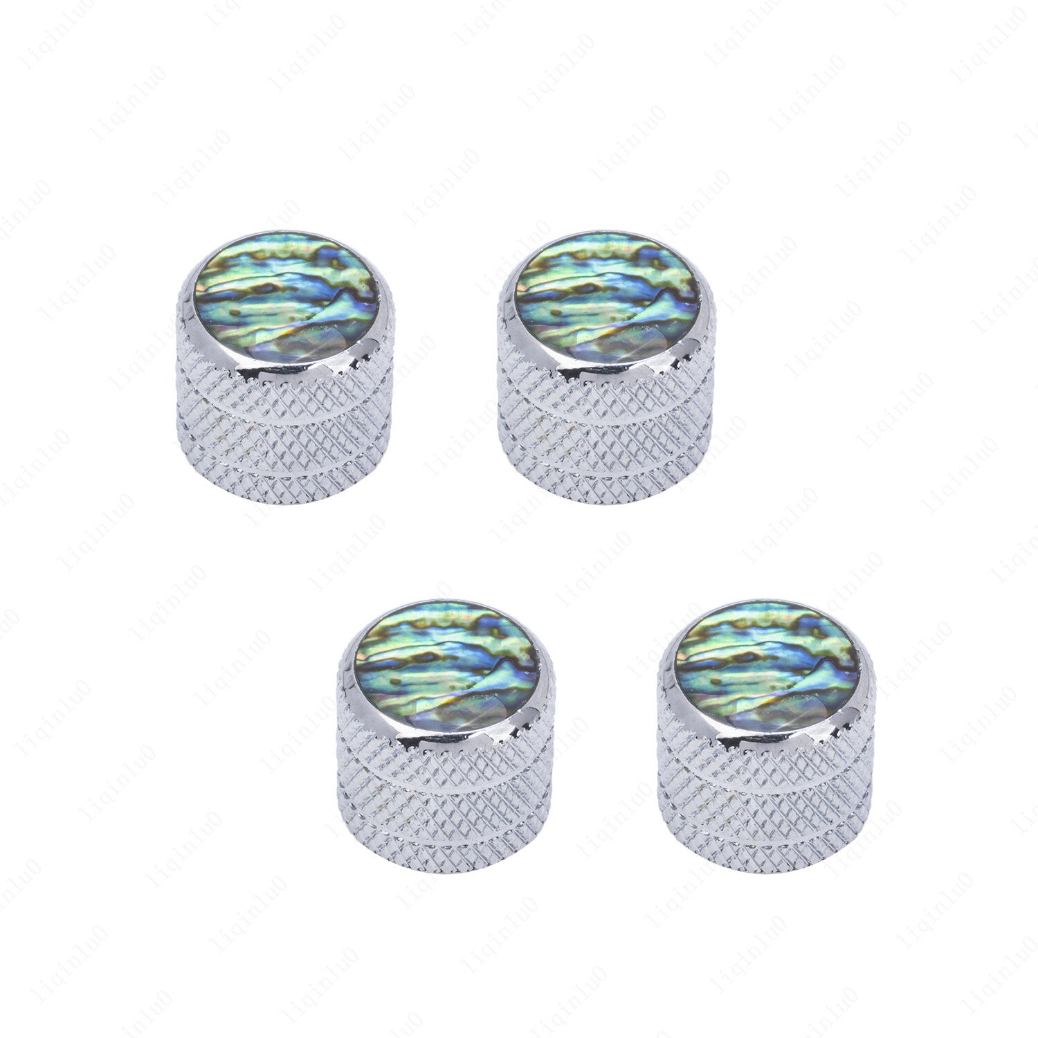 1/2/3/4 Pcs inlay Dome Metal Guitar 6mm Shaft Volume Tone Knobs For Les Paul SG
