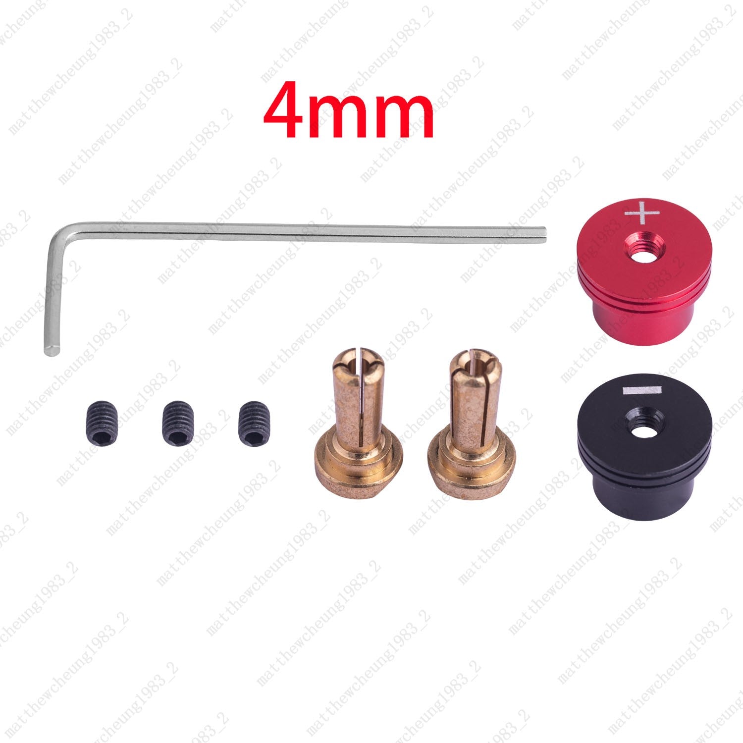 1 Set Performance Banana Plug Heat Sink Connector for RC Cars - 4mm/5mm Options