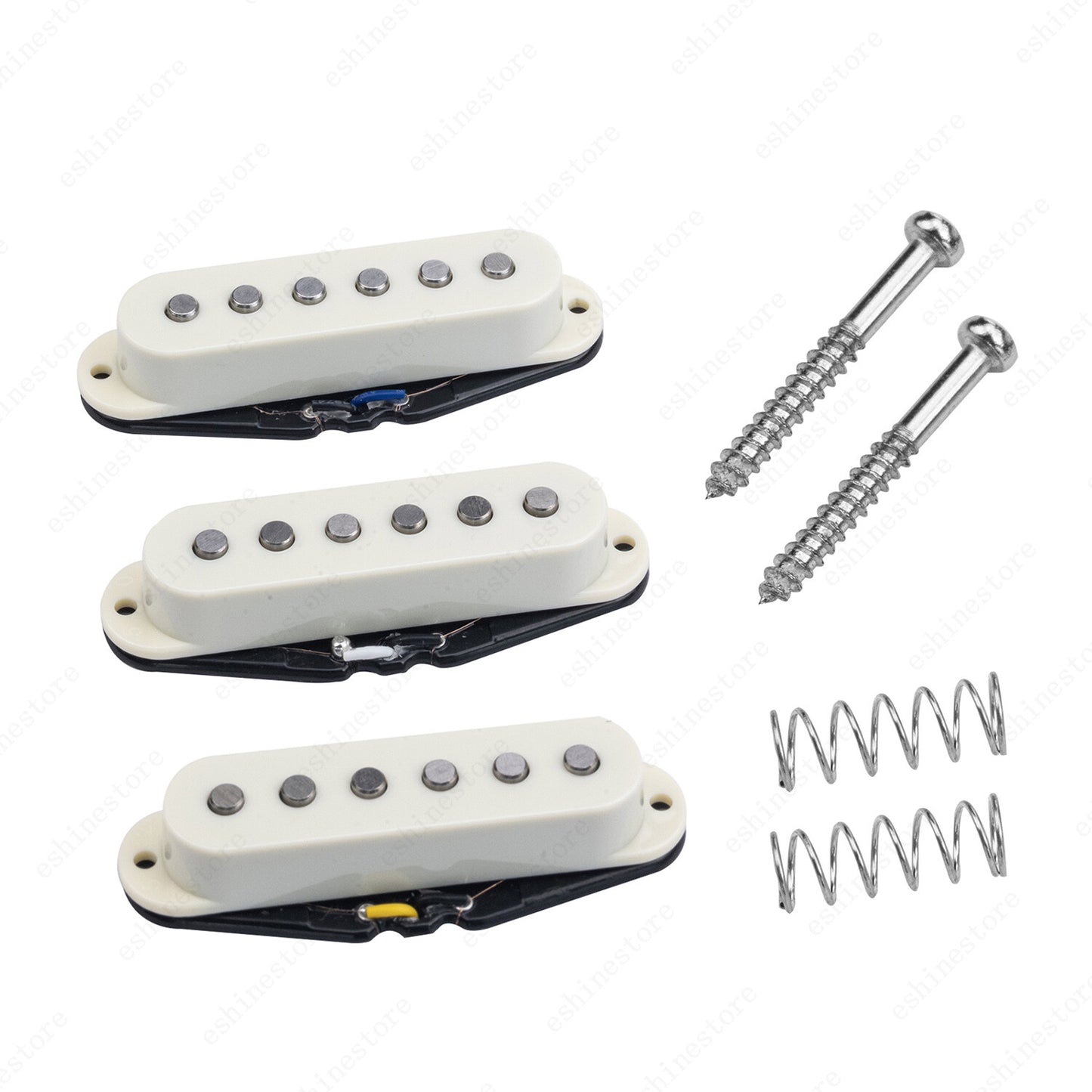 3 PCS SSS Single Coil Ceramic Pickup Set For ST Strat Guitar Mulit Colors