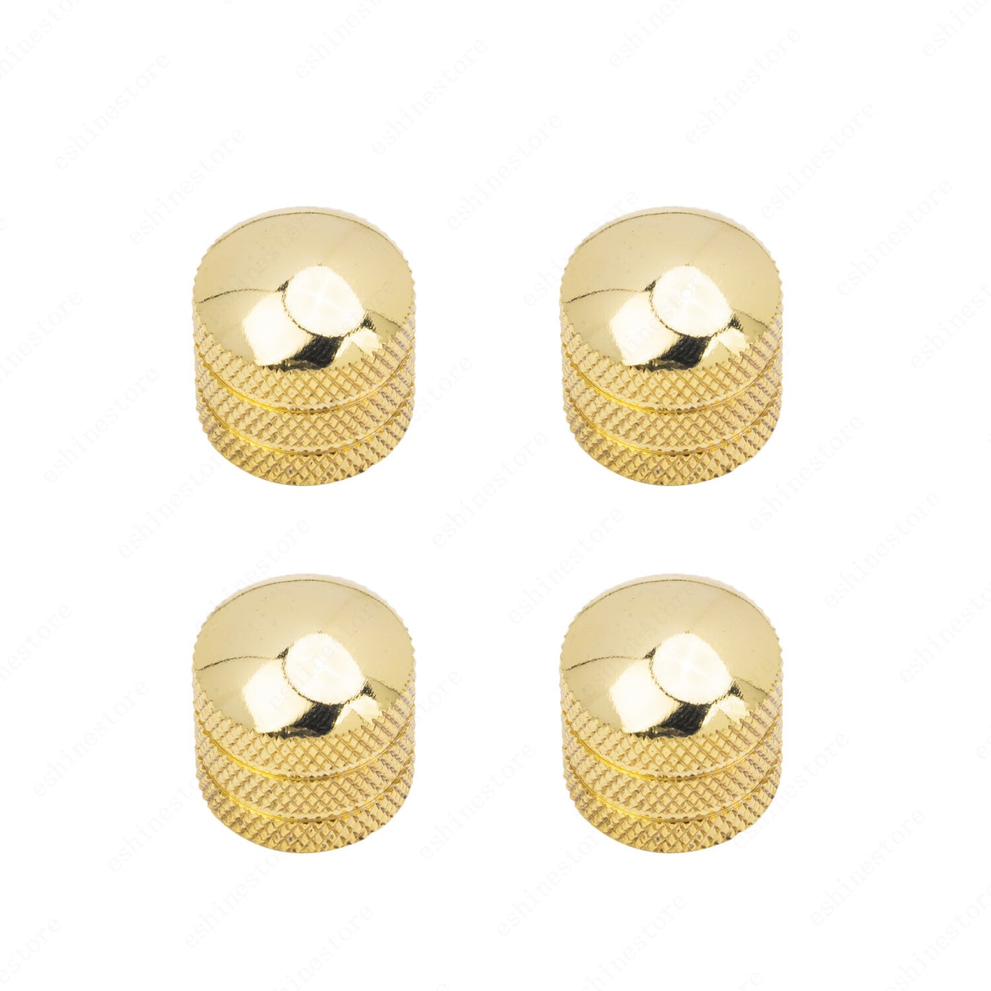 1-4 Pcs Dome Metal Guitar 6mm Shaft Volume Tone Knobs For Fender SQ Tele Strat