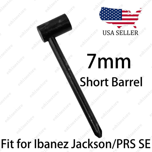 7mm Guitar Short Truss Rod Adjustment Hex Box Wrench for lbanez Jackson/PRS SE