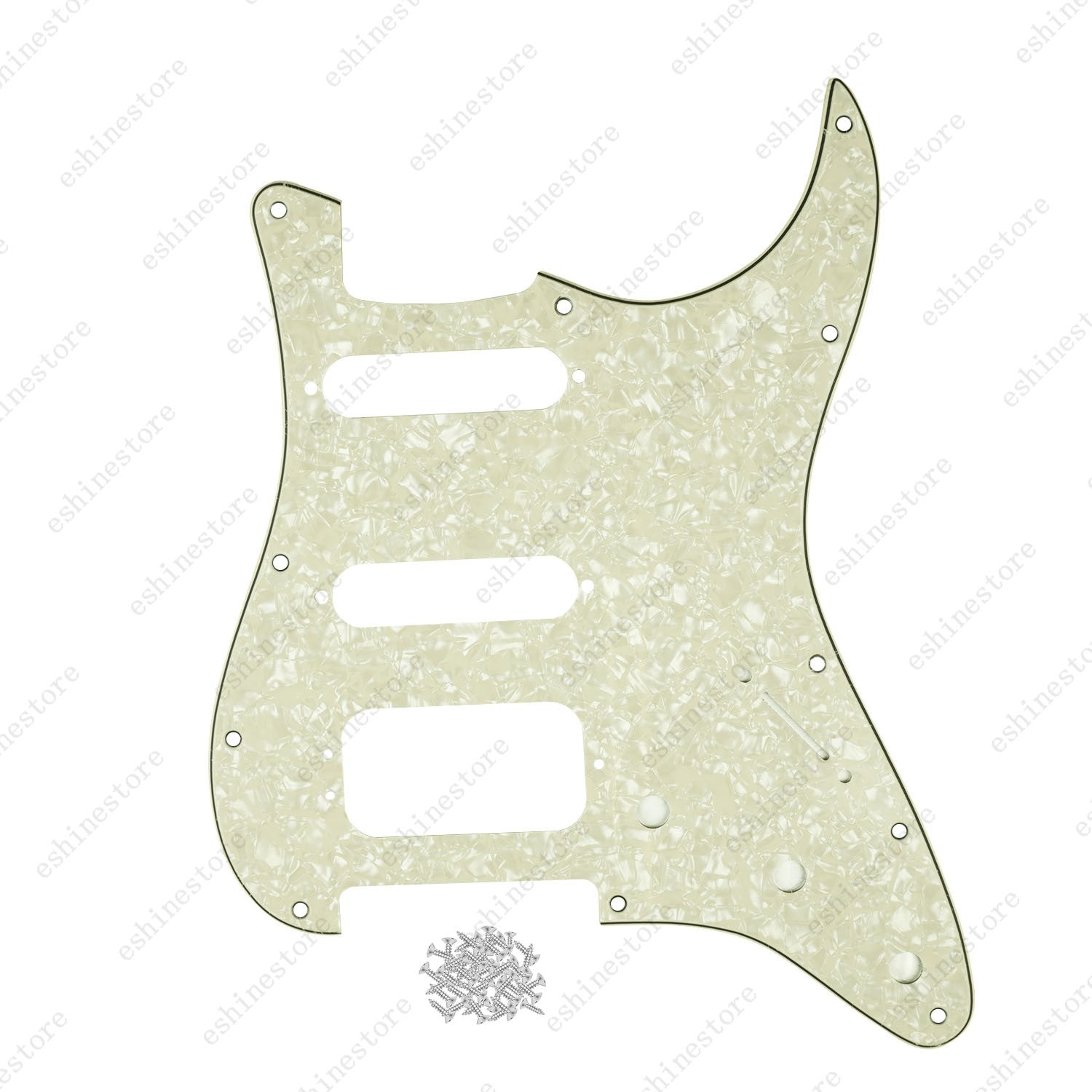 11-Hole HSS Pickguard w/ Screw For US MIM Fender Modern/Player (3-Screw Hum)