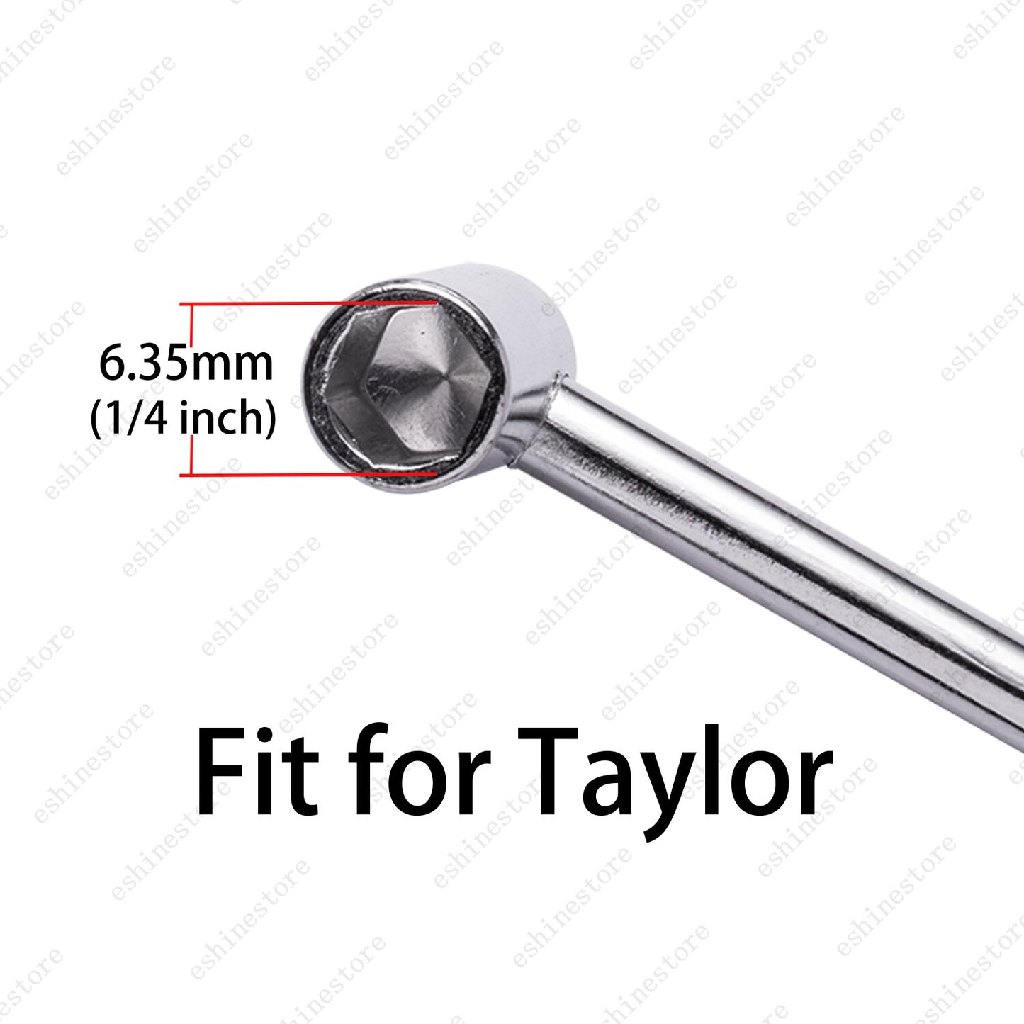 6.35mm 1/4" Metal Guitar Truss Rod Adjustment Wrench Tool for Taylor Guitar