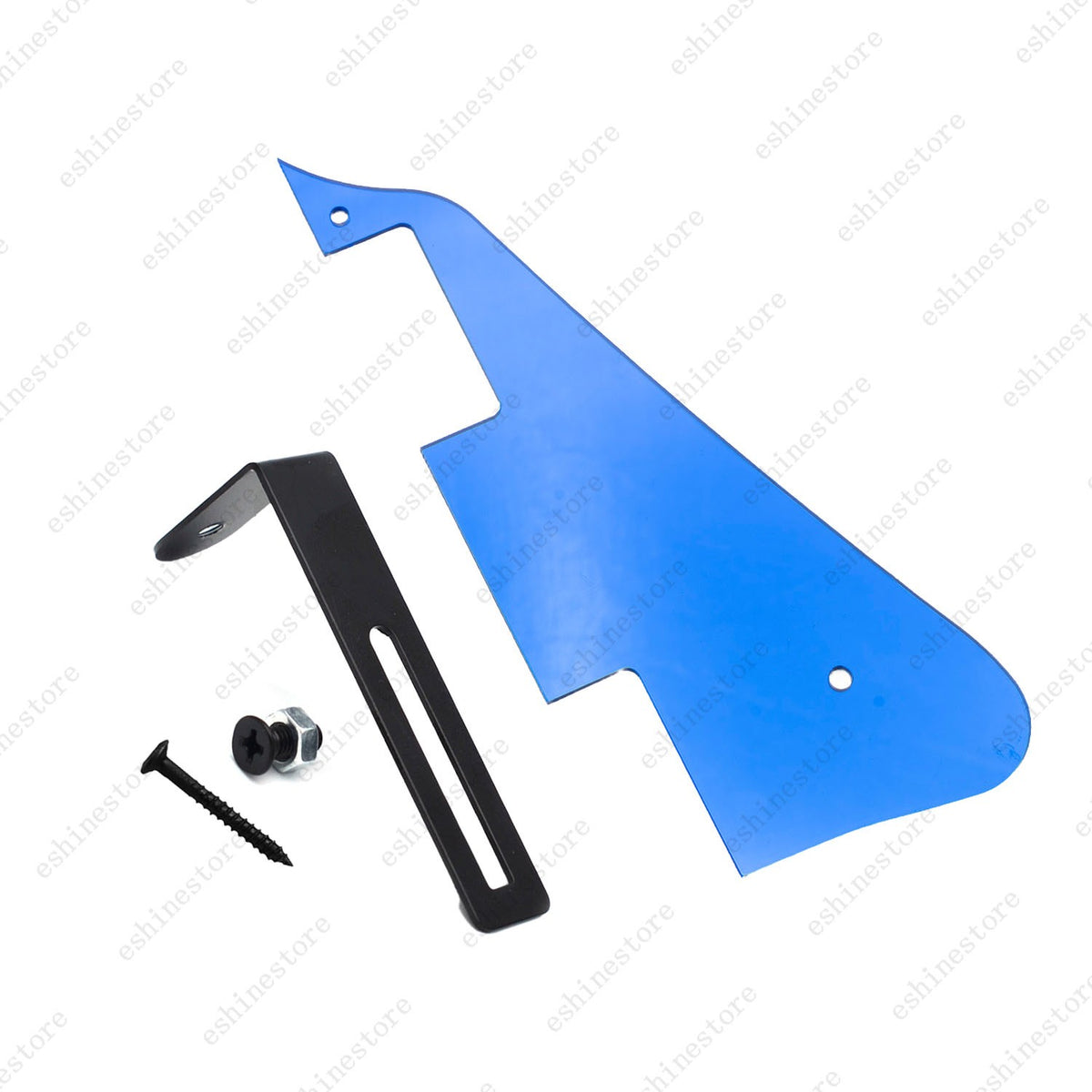 Multicolor Guitar Pickguard with Black Bracket Mounting Screws Set for Les Paul