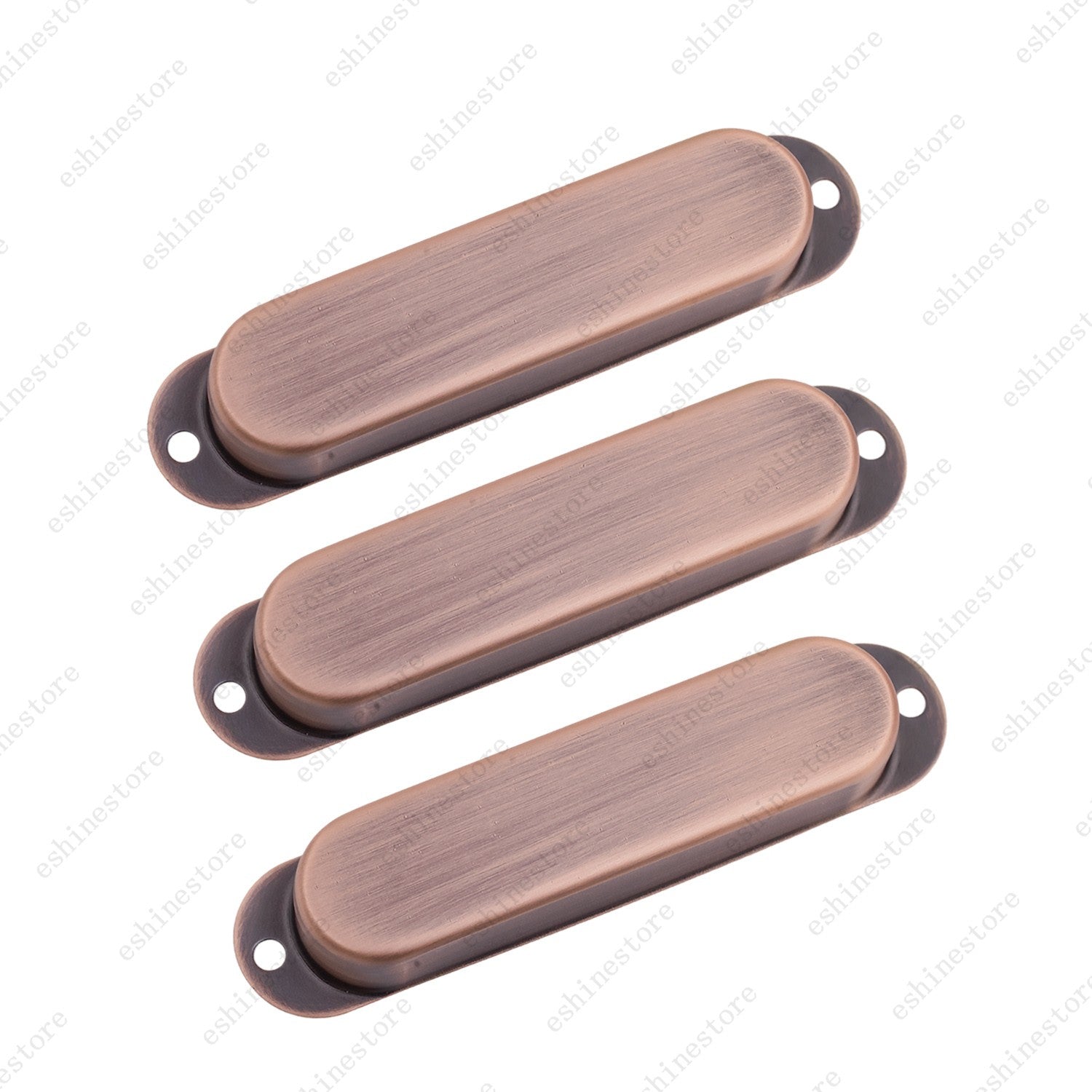 1/2/3 Pcs Metal Style Single Coil Guitar Pickup Cover No hole Brass For Strat
