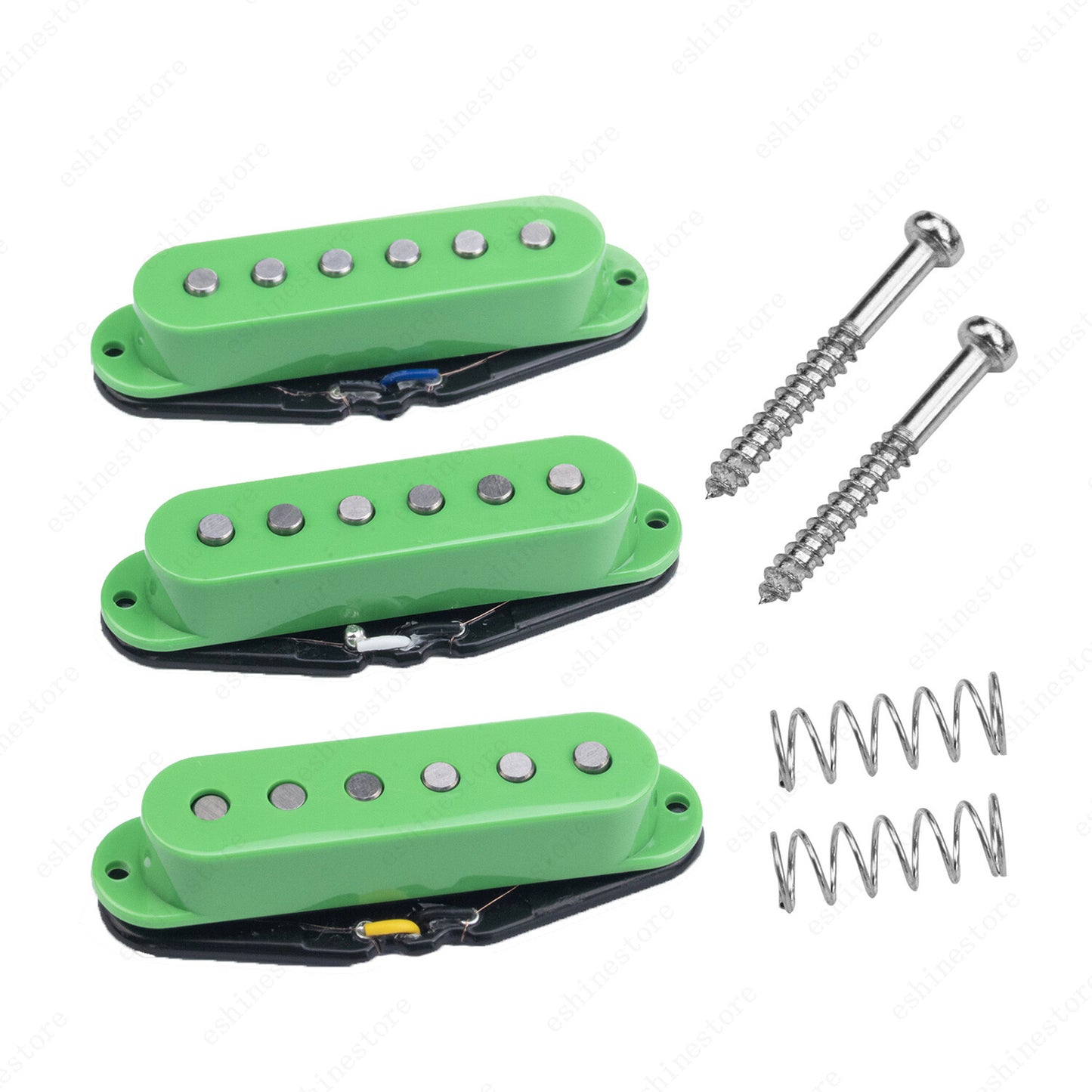 3 PCS SSS Single Coil Ceramic Pickup Set For ST Strat Guitar Mulit Colors