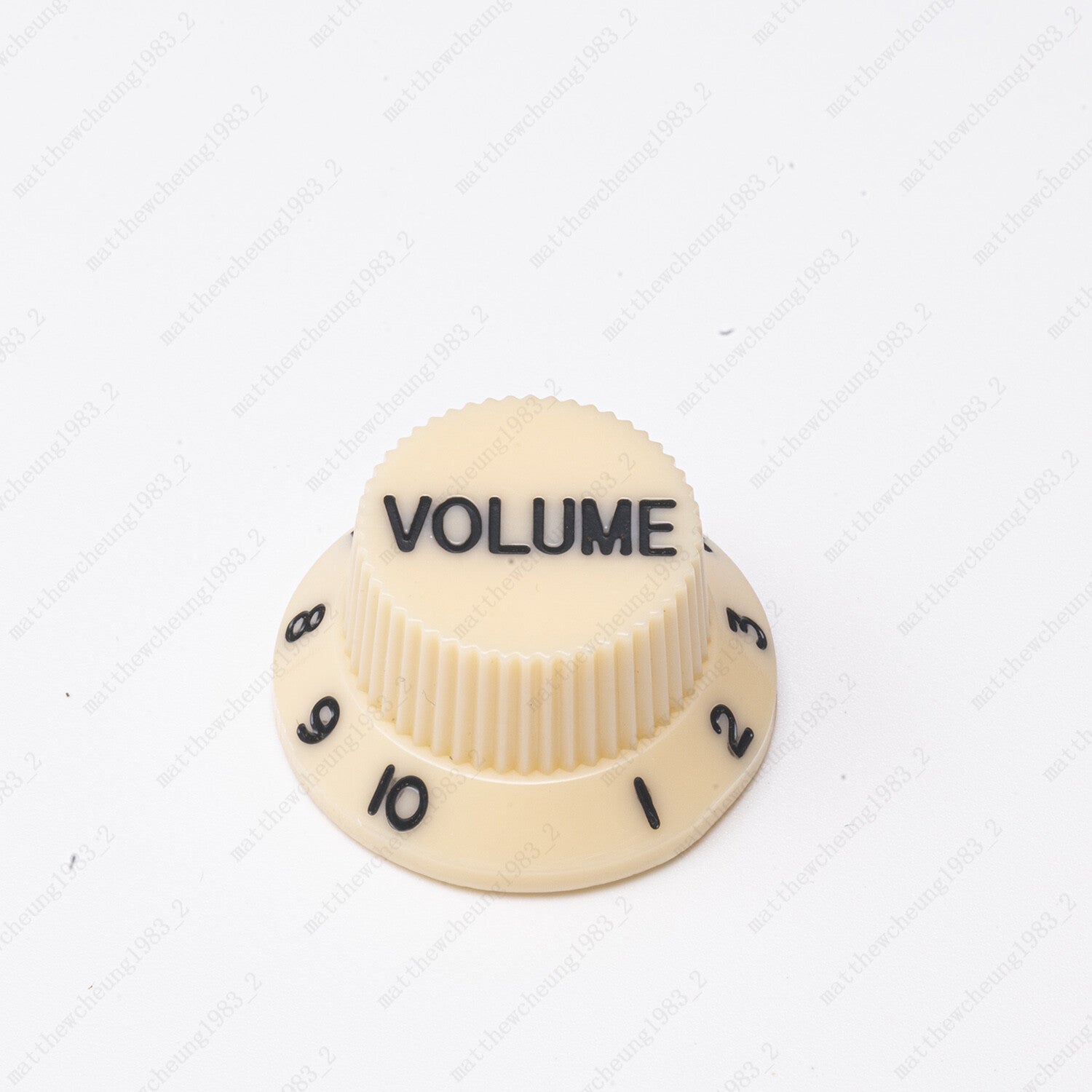 3x Cream /Black Numbers Electirc Guitar Knobs Volume Tone Knob fits Stratocaster